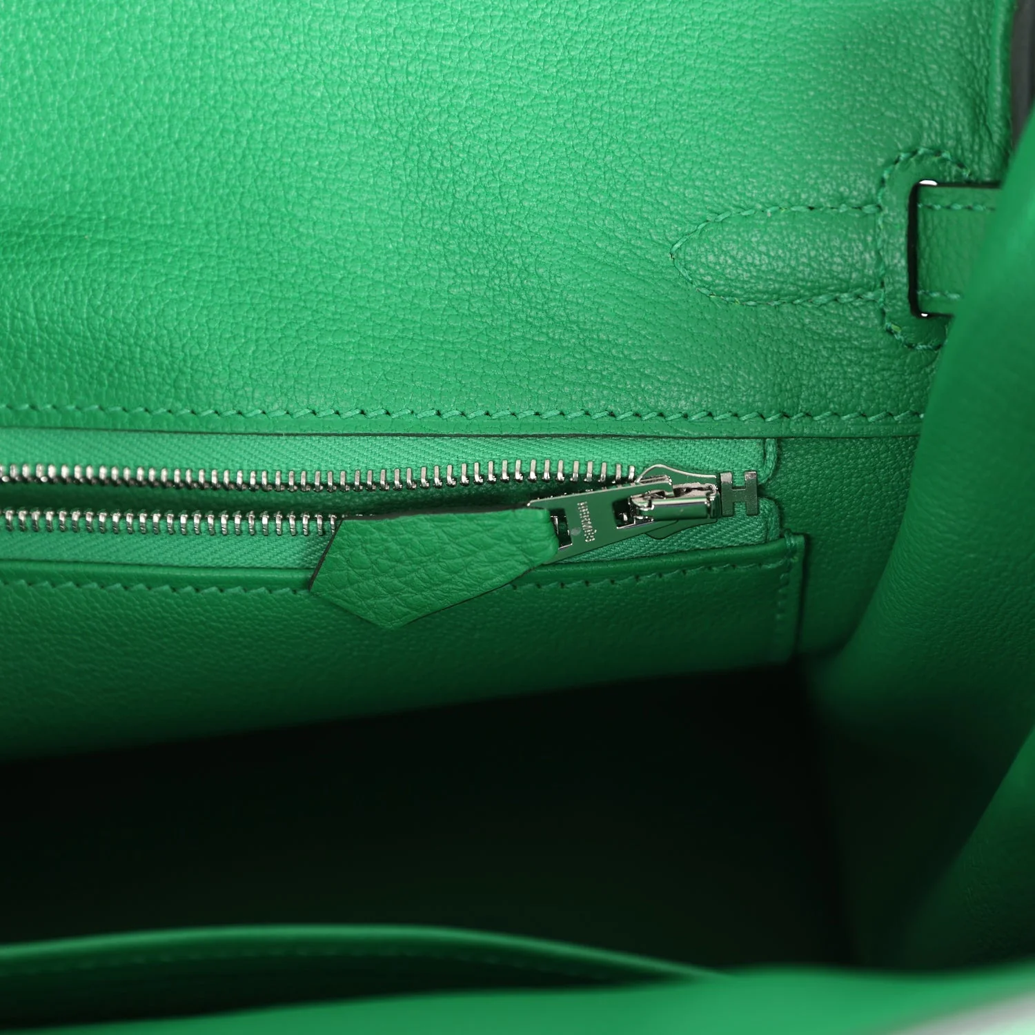 Replicate Hermes Birkin 25 Bambou Togo Palladium Hardware(1:1 replica)
