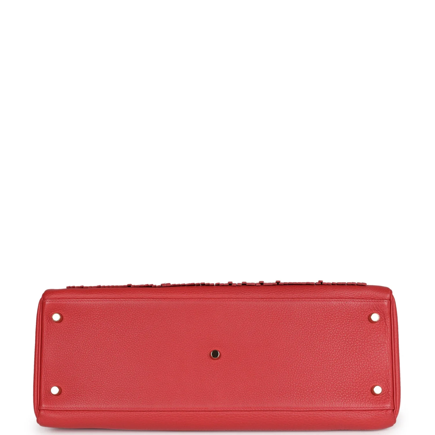 Replicate Hermes Fringe Shoulder Kelly 42 JPG Bougainvillea Clemence Gold Hardware(1:1 replica)