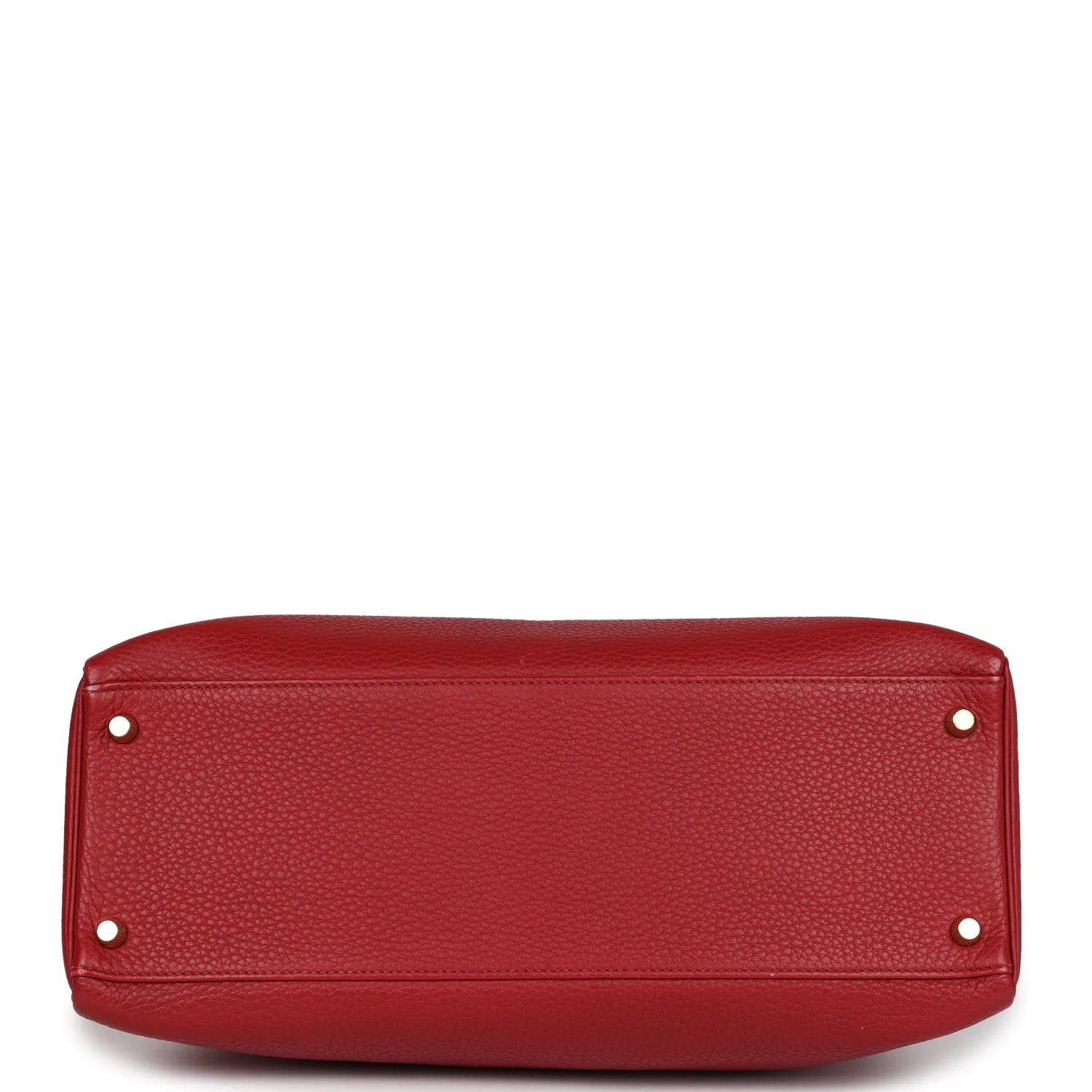 Replicate Hermes Kelly 35 Rouge Garance Clemence Gold Hardware(1:1 replica)