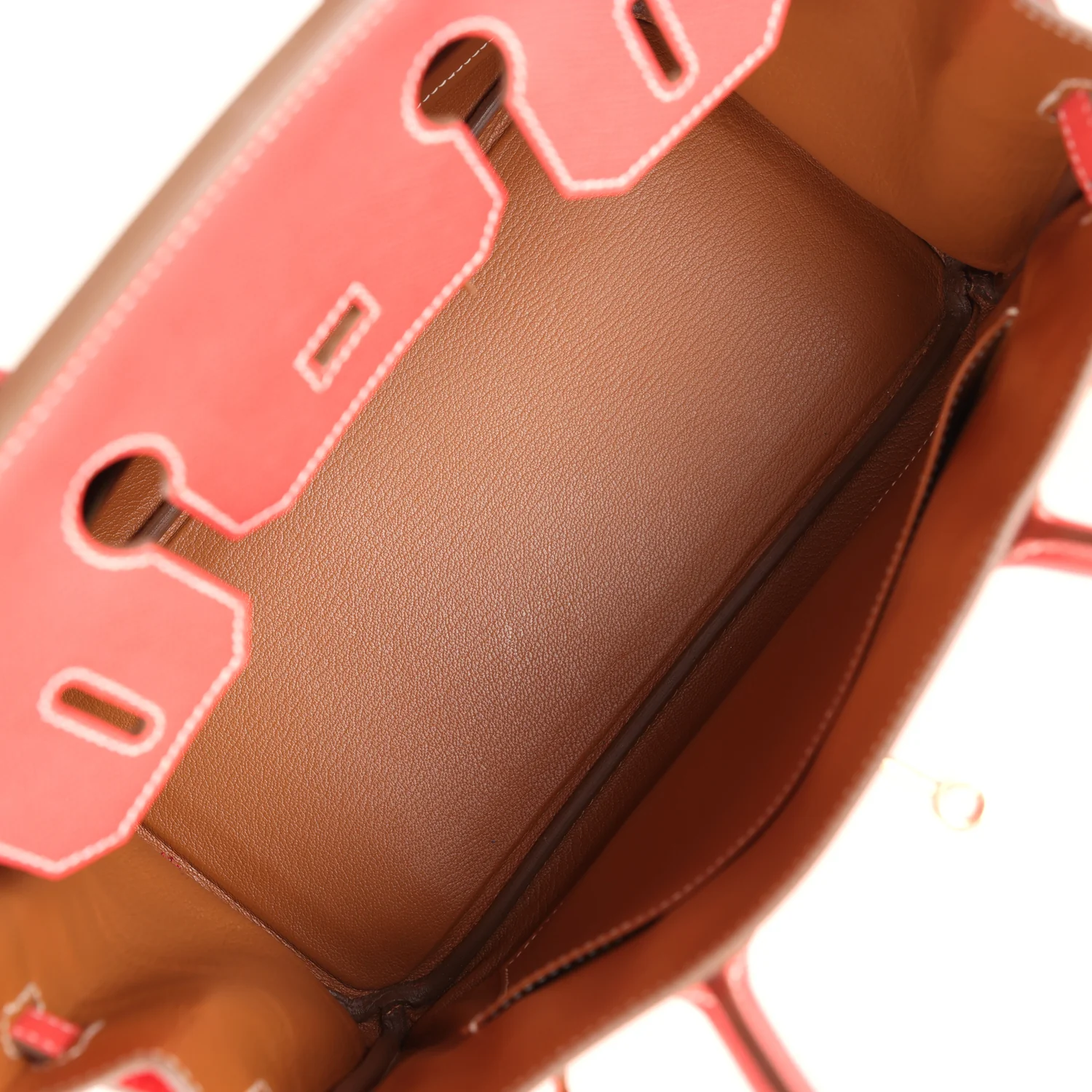 Replicate Hermes Birkin 30 Rose Jaipur Candy Epsom Permabrass Hardware(1:1 replica)