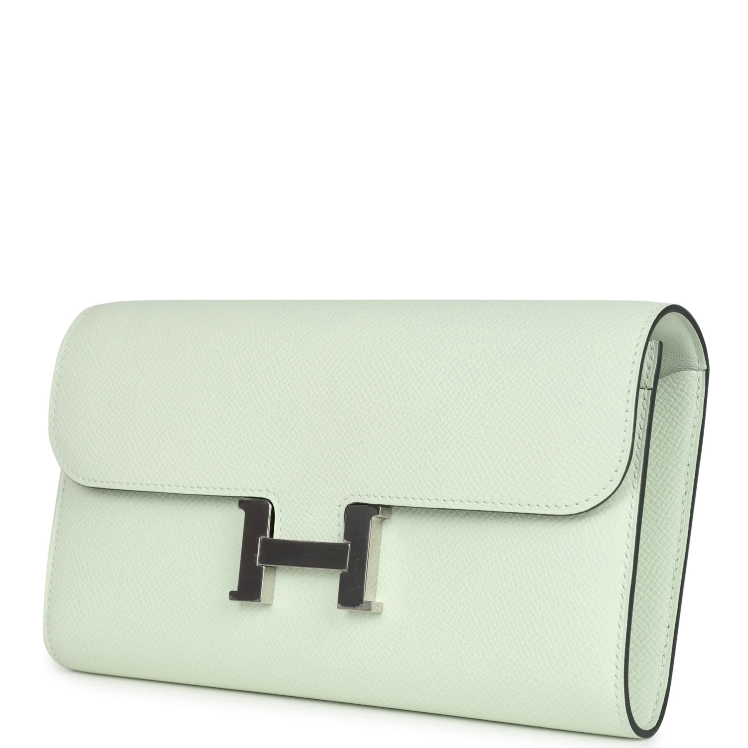 Replicate Hermes Constance Wallet To Go Vert Fizz Epsom Palladium Hardware(1:1 replica)