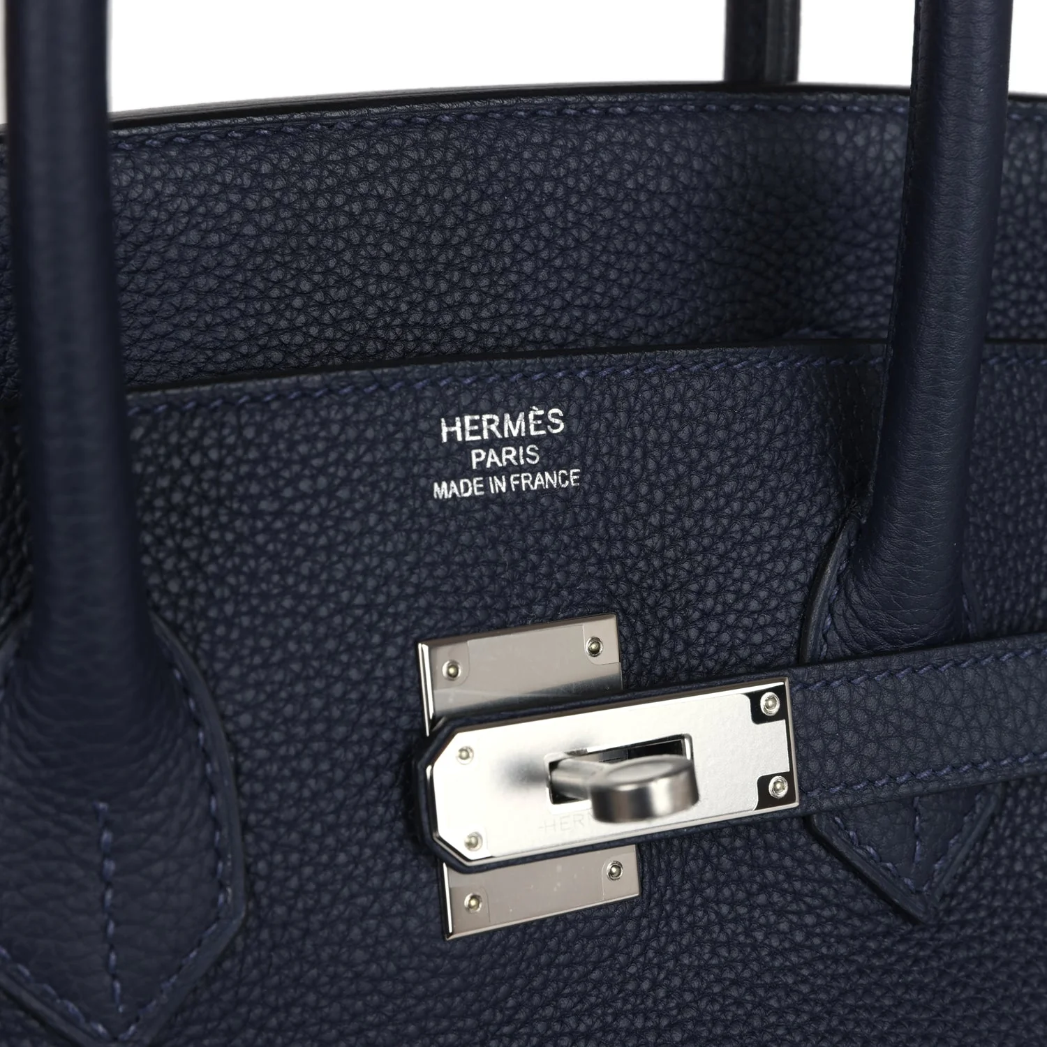 Replicate Hermes Birkin 35 Bleu Nuit Togo Palladium Hardware(1:1 replica)