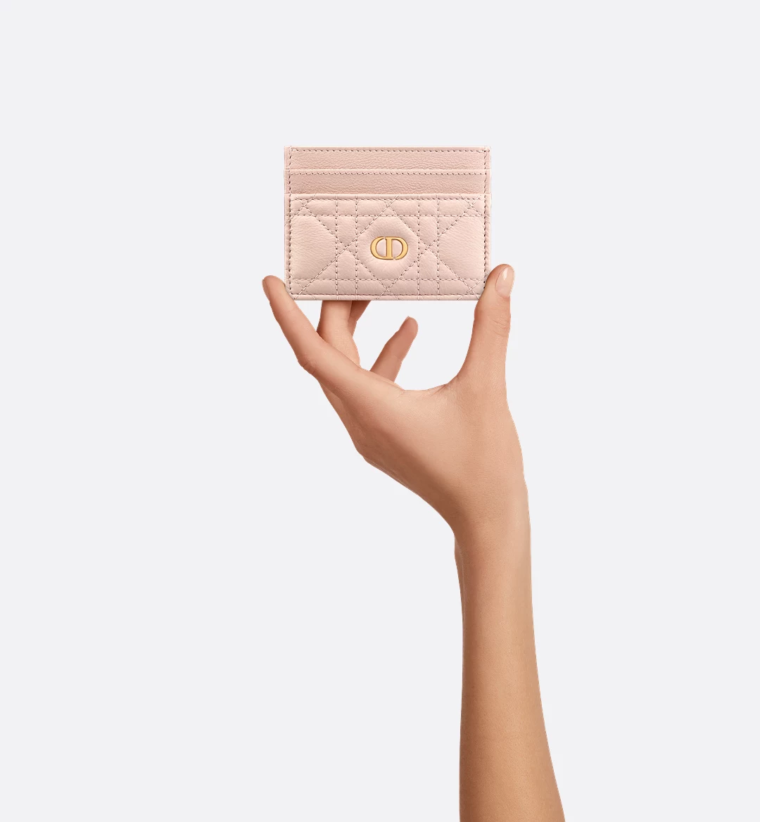 Replicate Dior Caro Freesia Card Holder(1:1 replica)