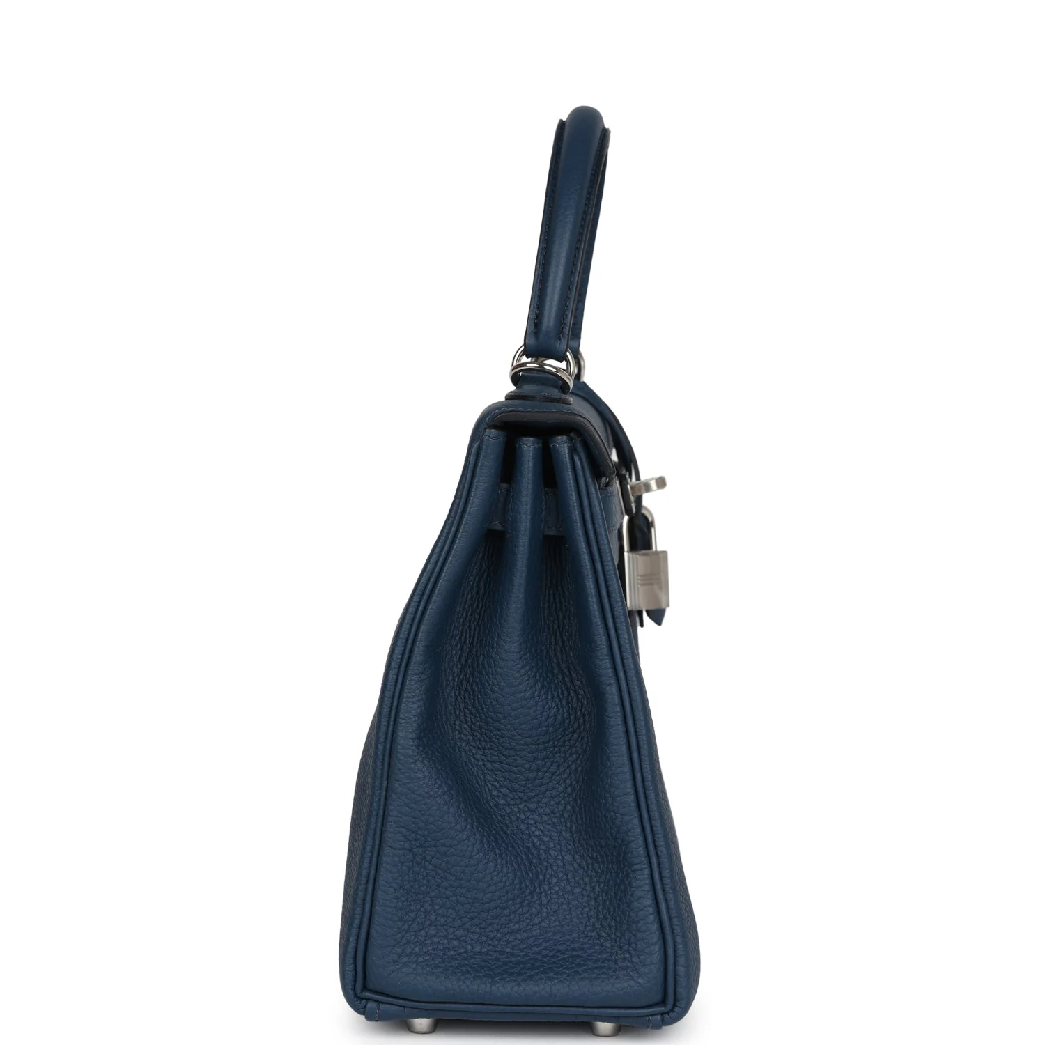 Replicate Hermes Kelly Retourne 25 Bleu De Prusse Togo Palladium Hardware(1:1 replica)
