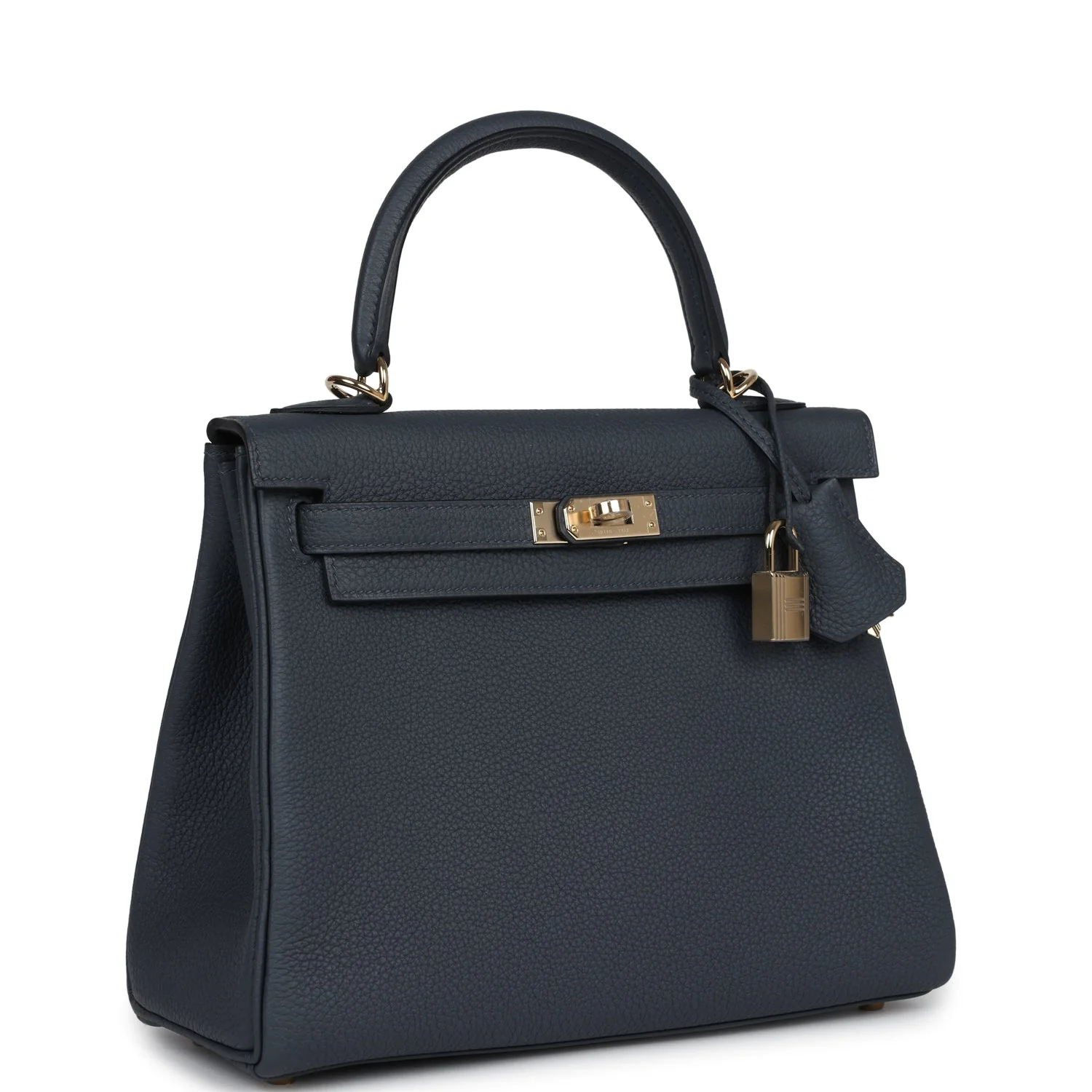 Replicate Hermes Kelly Retourne 25 Gris Misty Togo Permabrass Hardware(1:1 replica)