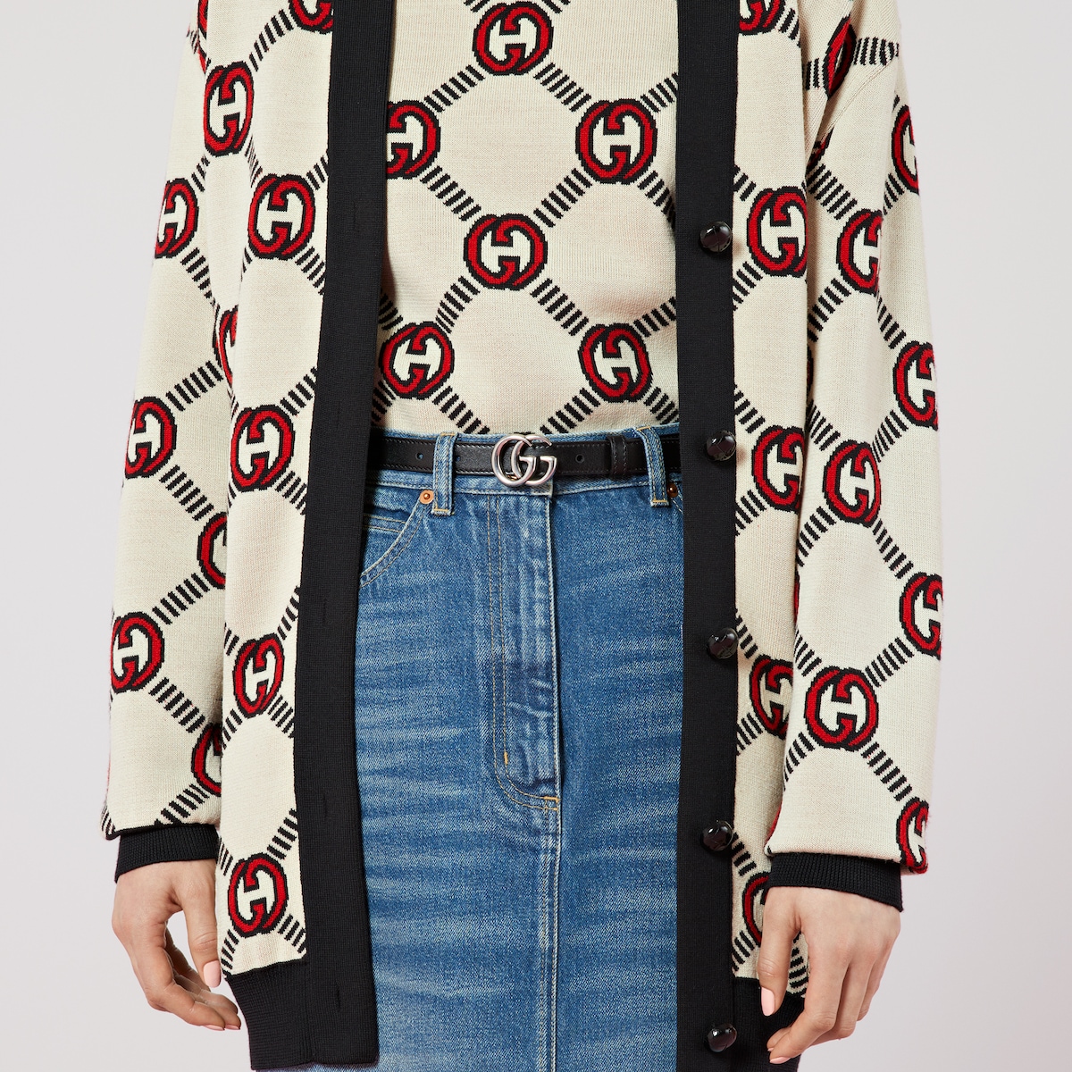 Replicate GG Marmont thin belt(1:1 replica)