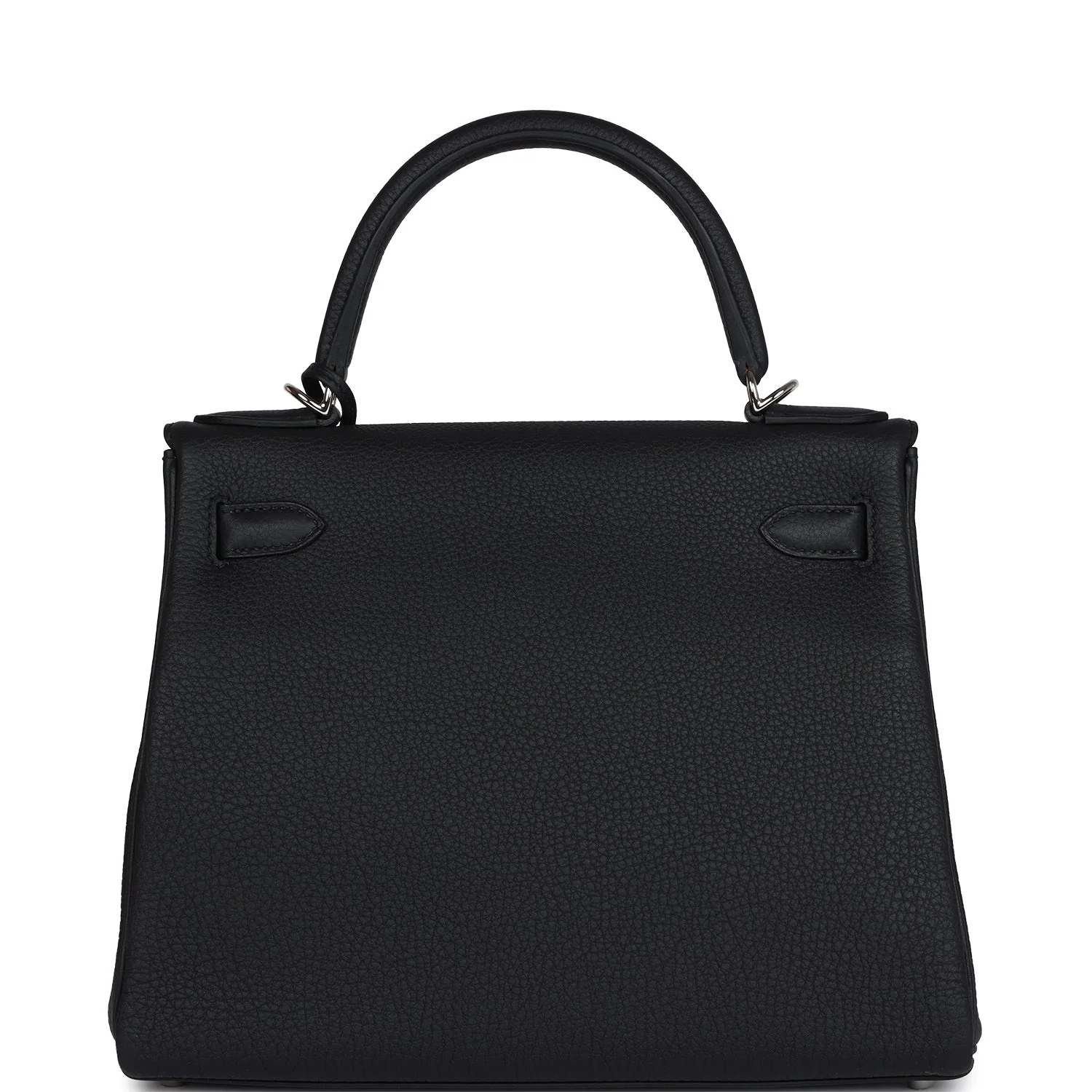 Replicate Hermes Kelly Retourne 28 Black Togo Palladium Hardware(1:1 replica)