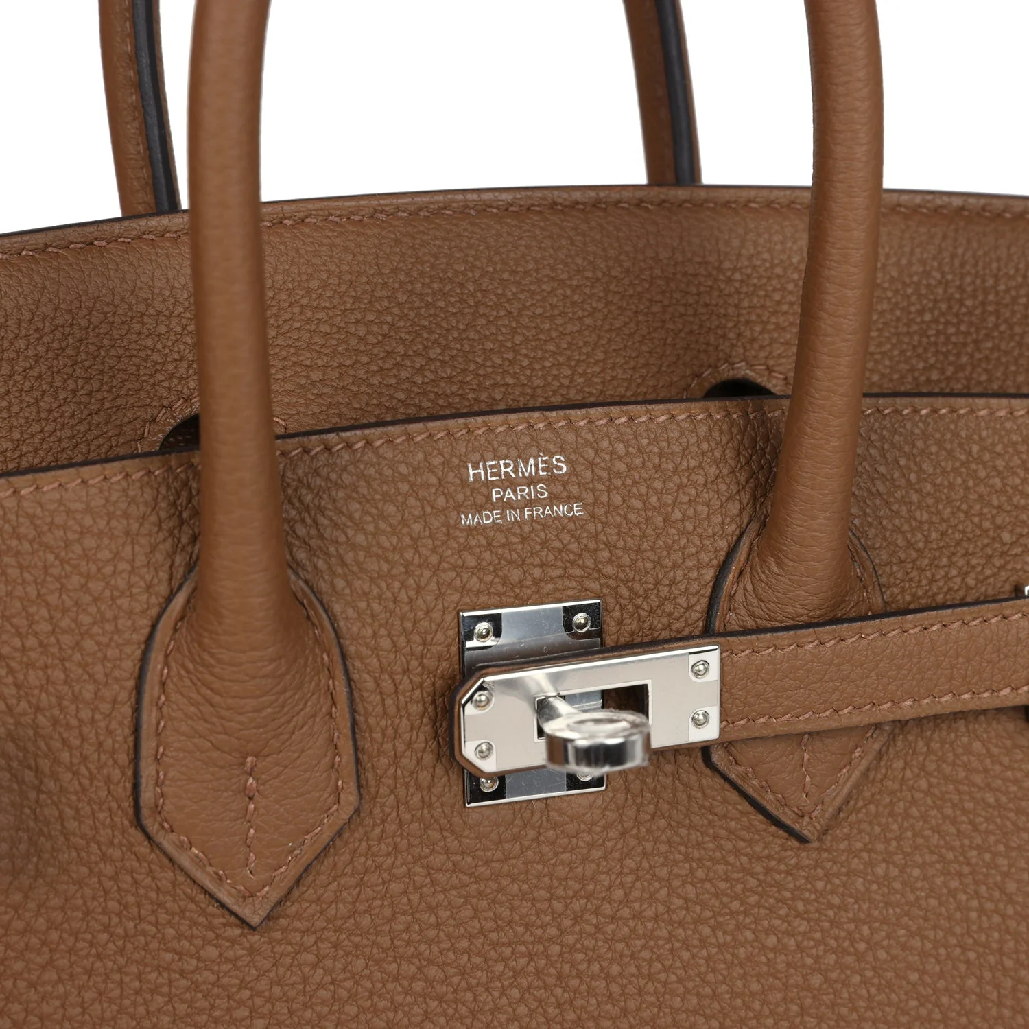 Replicate Hermes Birkin 25 Alezan Togo Palladium Hardware(1:1 replica)