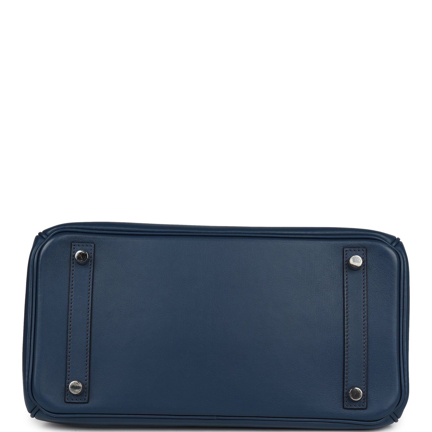 Replicate Hermes Birkin 30 Deep Bleu Swift Palladium Hardware(1:1 replica)