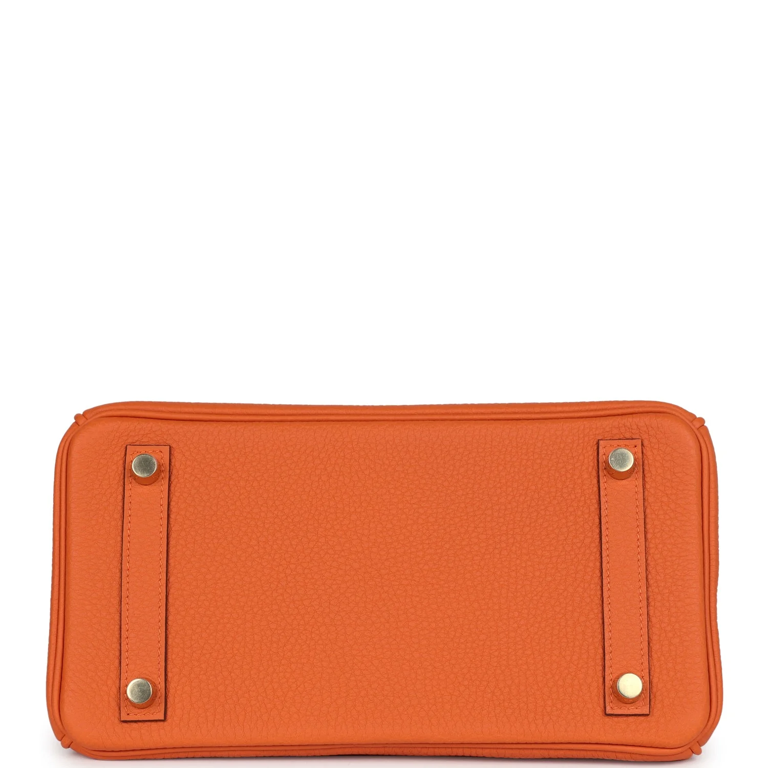 Replicate Hermes Birkin 25 Orange Togo Gold Hardware(1:1 replica)