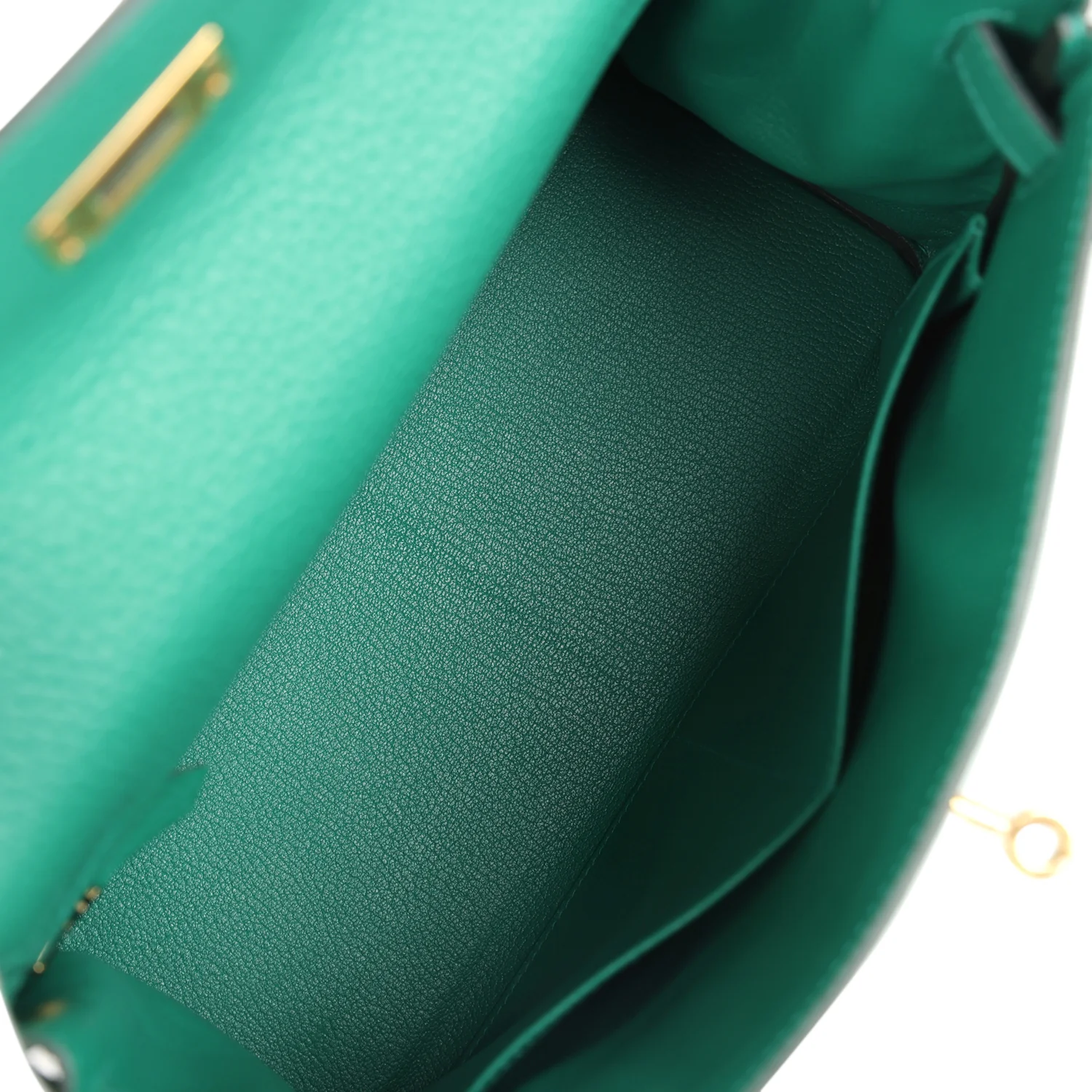 Replicate Hermes Kelly Retourne 28 Vert Vertigo Clemence Gold Hardware(1:1 replica)