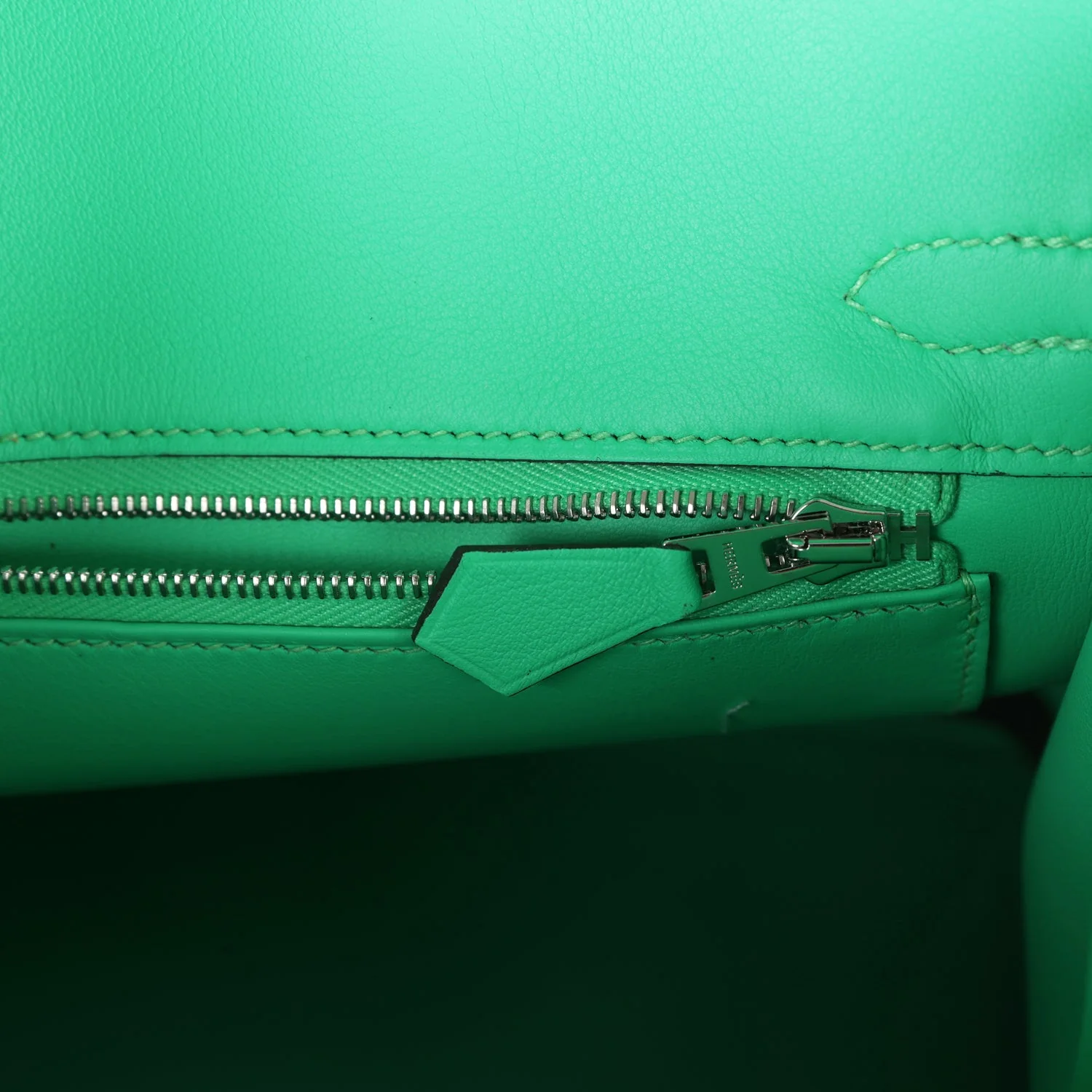 Replicate Hermes Birkin 25 Vert Comics Swift Palladium Hardware(1:1 replica)