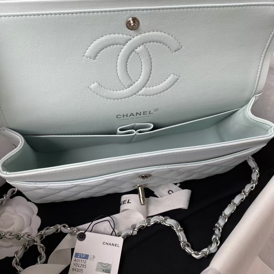 Replicate Chanel Classic 11.12 Handbag Silver Hardware(1:1 replica)