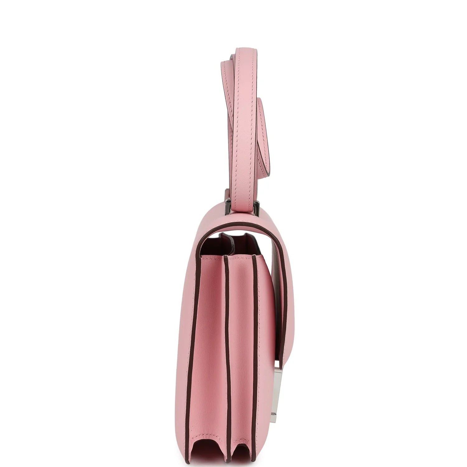 Replicate Hermes Constance 18 Rose Sakura Swift Palladium Hardware(1:1 replica)