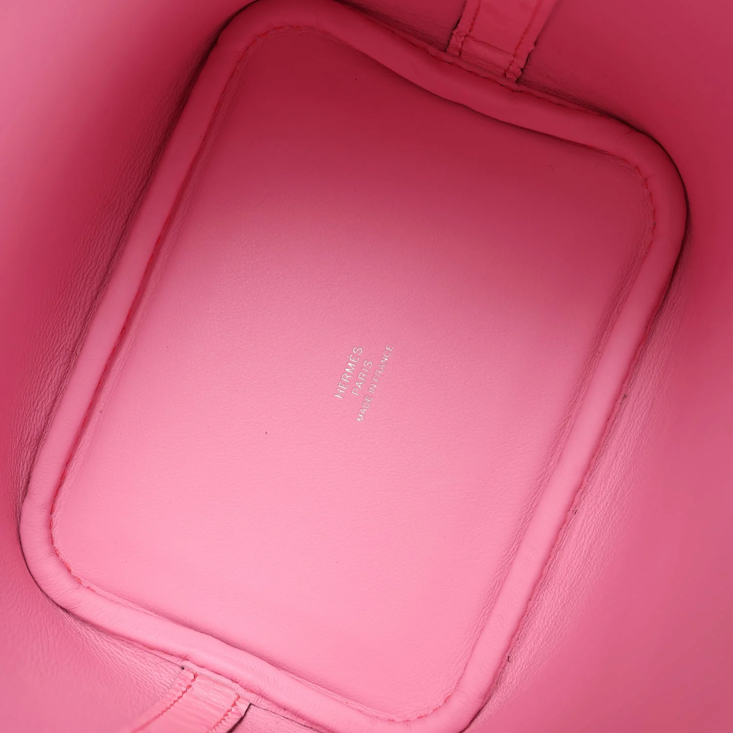 Replicate Hermes Micro Picotin Lock 14 Bubblegum Ostrich Palladium Hardware(1:1 replica)