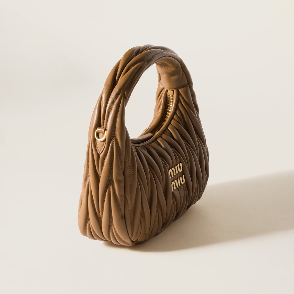 Replicate Wander matelassé nappa leather hobo bag(1:1 replica)