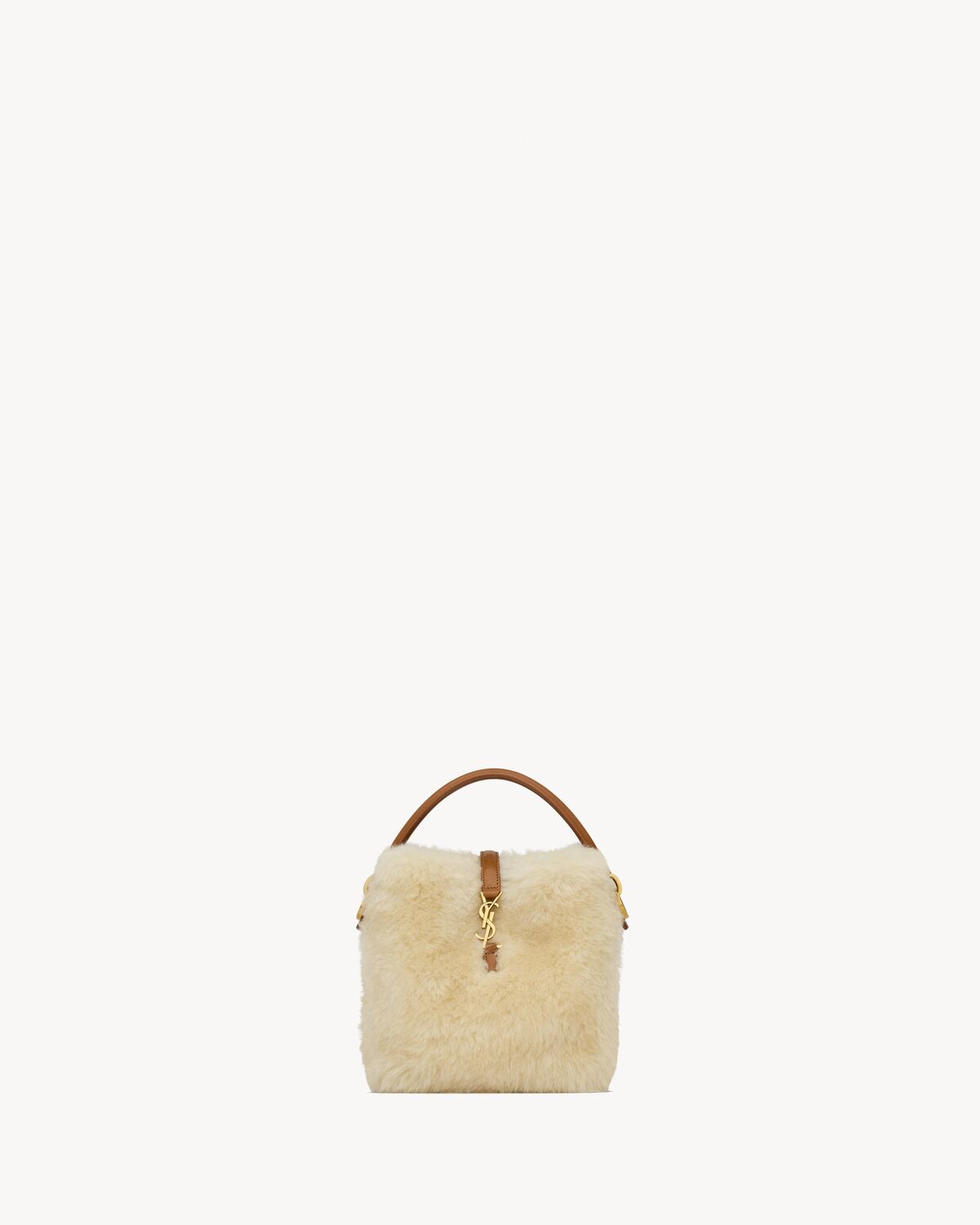Replicate YSL Le 37 Mini In Shearling(1:1 replica)
