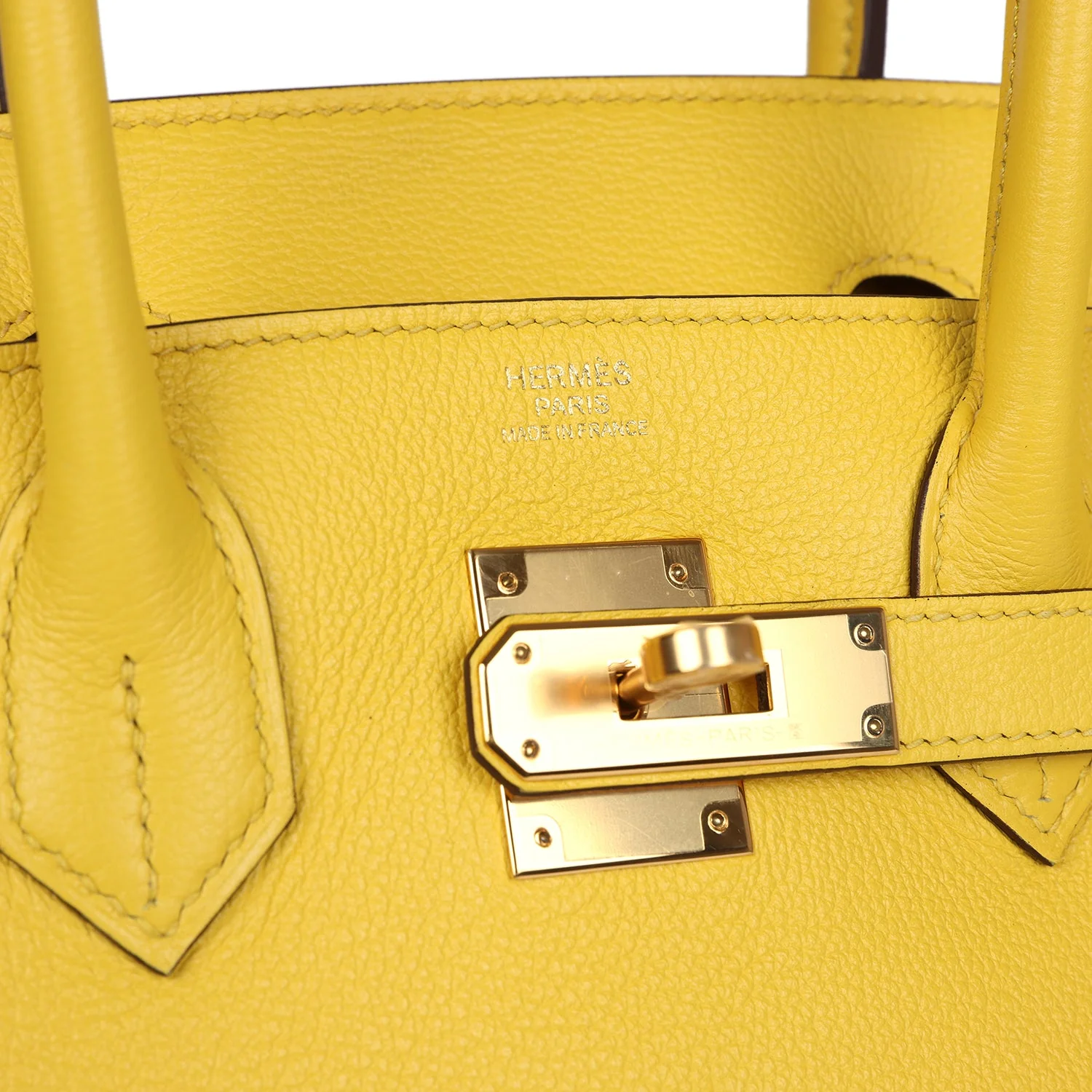 Replicate Hermes Birkin 30 Jaune de Naples Novillo Gold Hardware(1:1 replica)