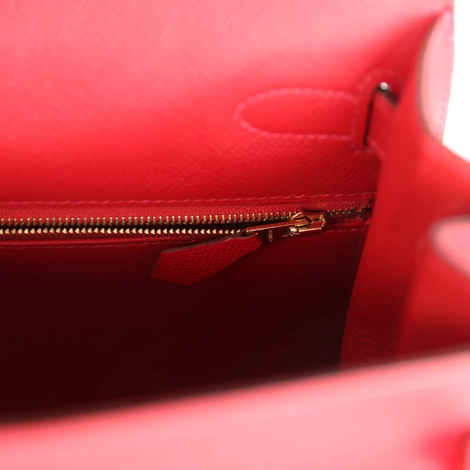 Replicate Hermes Kelly Sellier 28 Rouge Casaque Epsom Gold Hardware(1:1 replica)