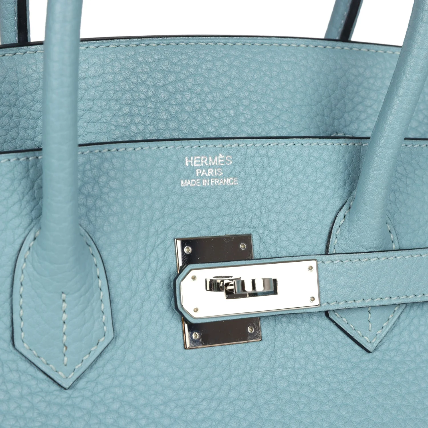 Replicate Hermes Birkin 35 Ciel Togo Palladium Hardware(1:1 replica)