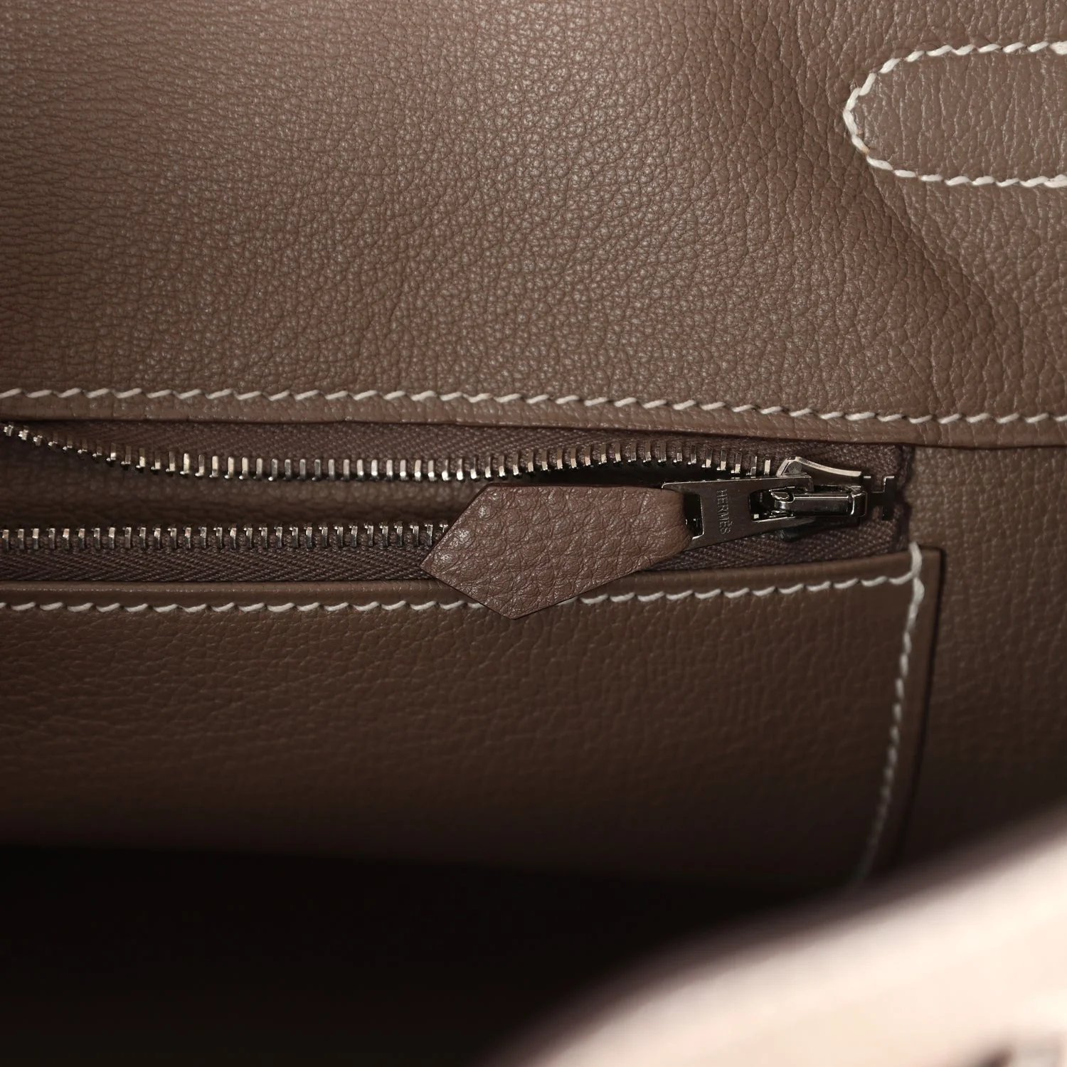 Replicate Hermes Birkin 35 Etoupe Togo Palladium Hardware(1:1 replica)