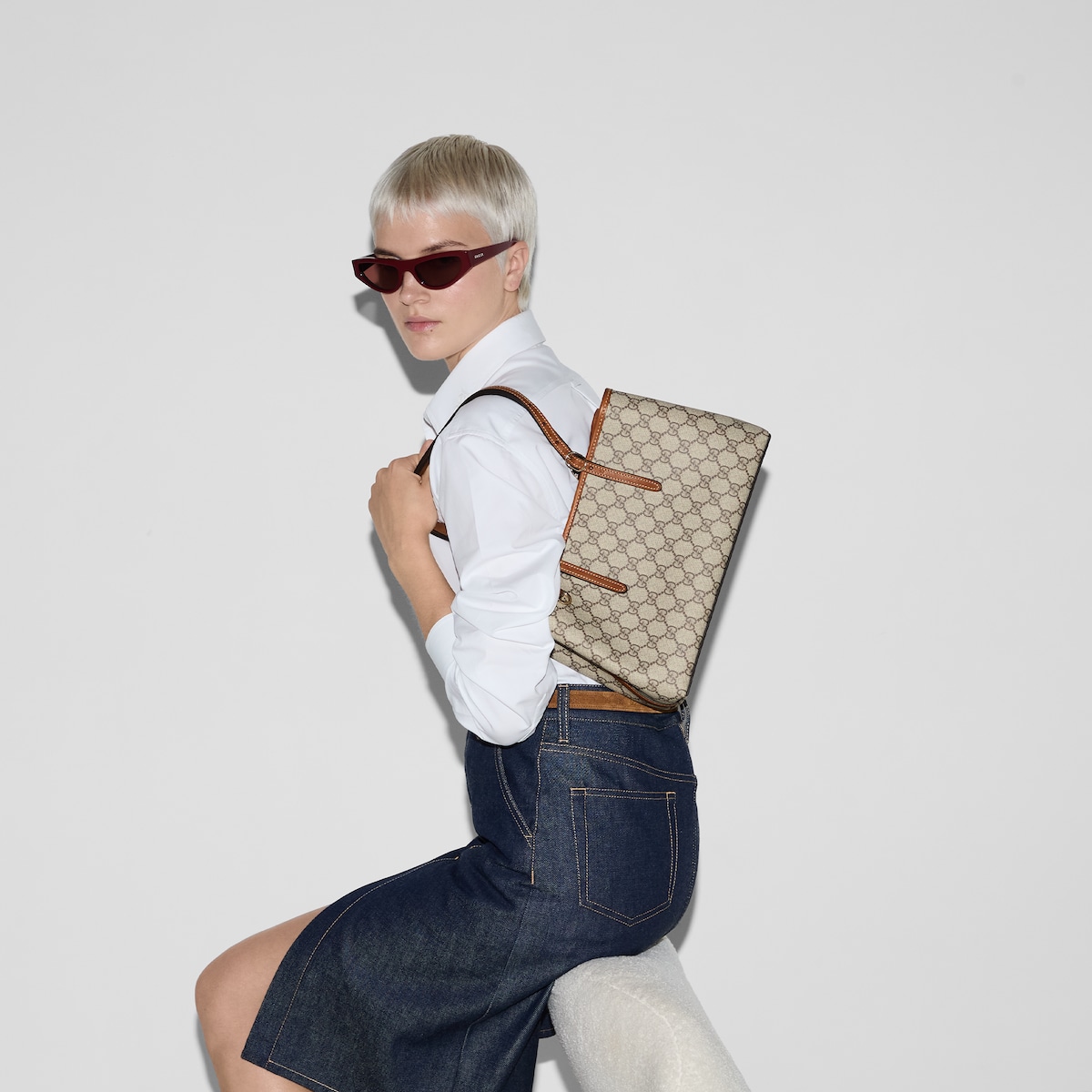 Replicate GG Emblem Small Tote Bag(1:1 replica)