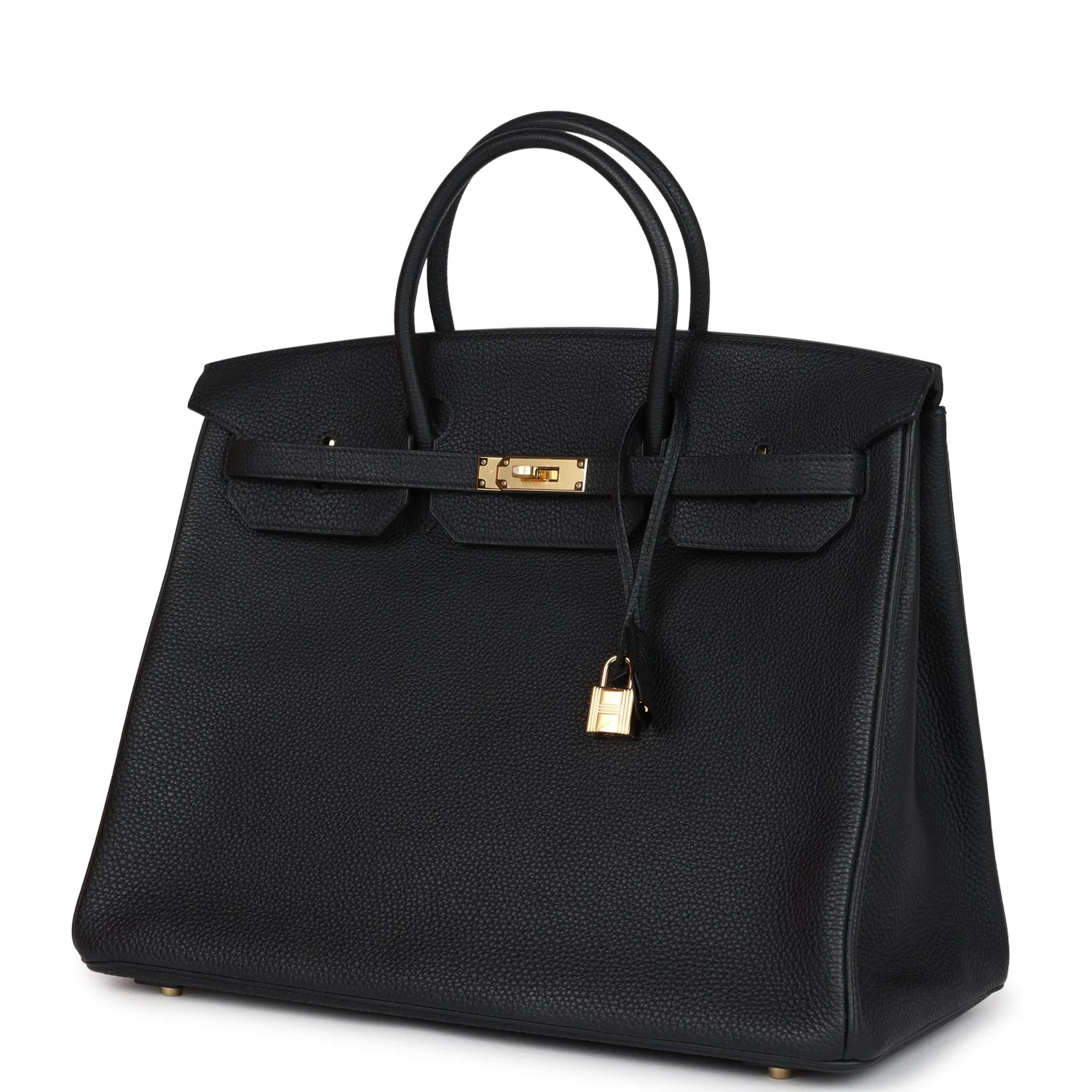 Replicate Hermes Birkin 40 Black Togo Gold Hardware(1:1 replica)