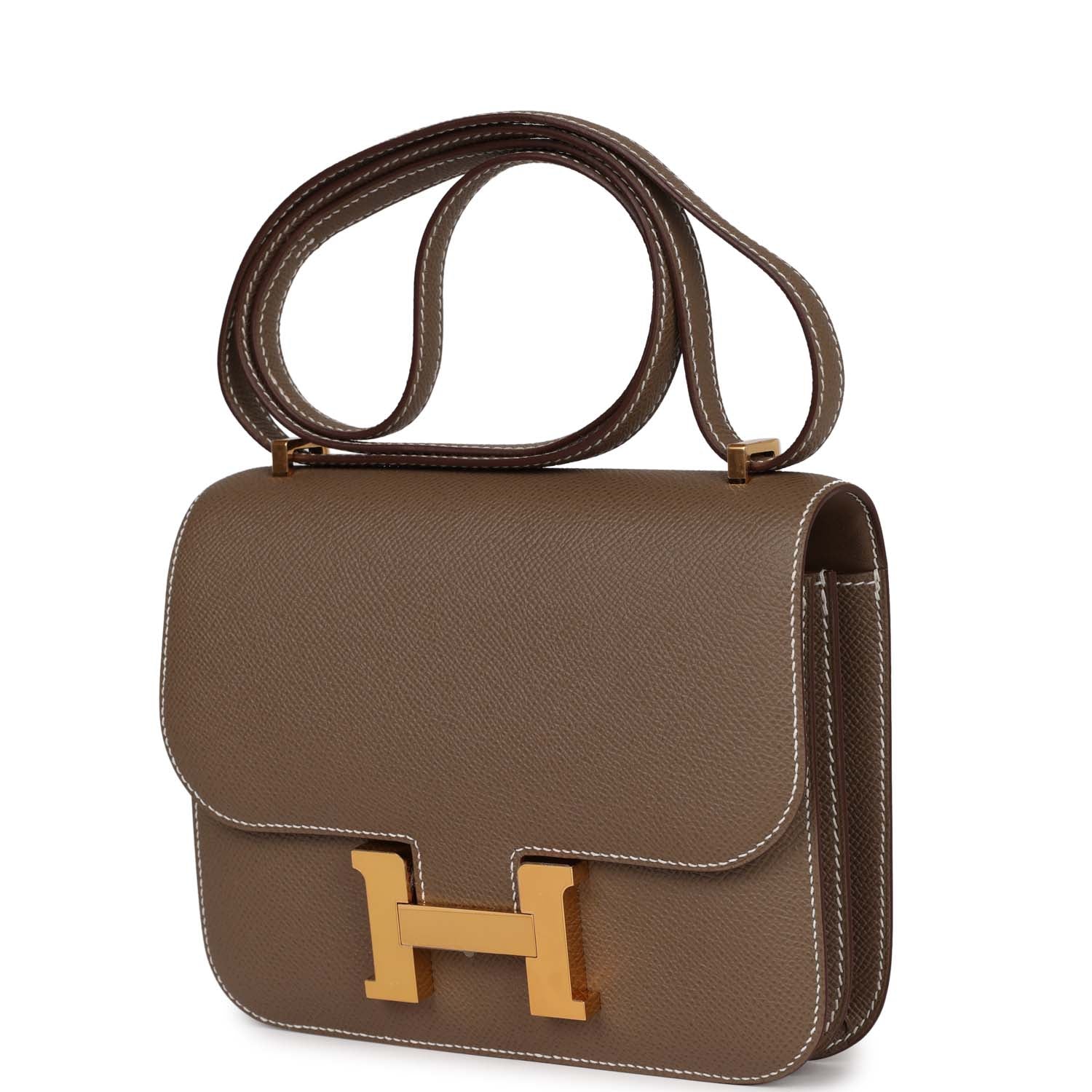 Replicate Hermes Constance 18 Etoupe Epsom Gold Hardware(1:1 replica)