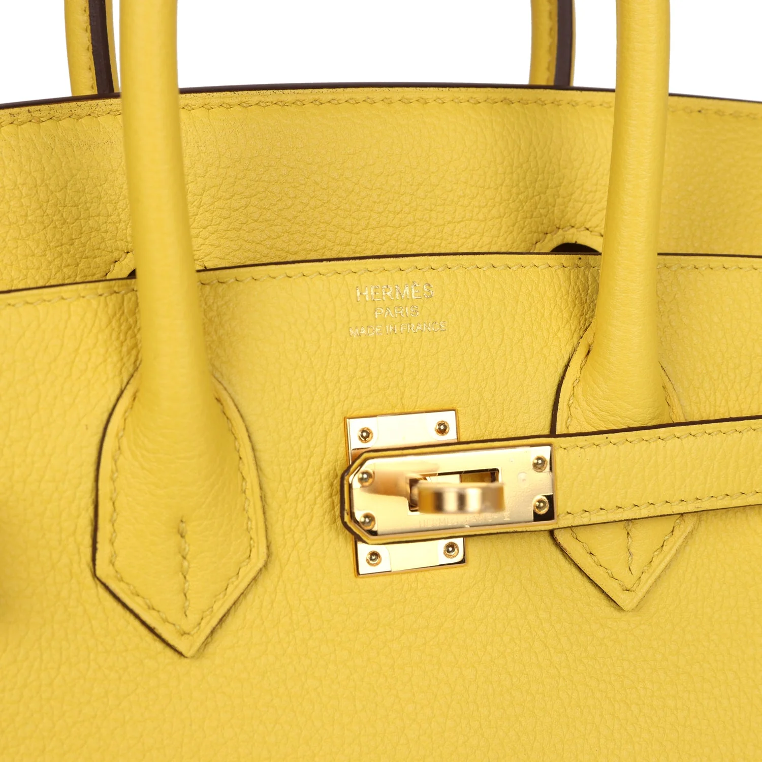Replicate Hermes Birkin 25 Jaune de Naples Togo Gold Hardware(1:1 replica)