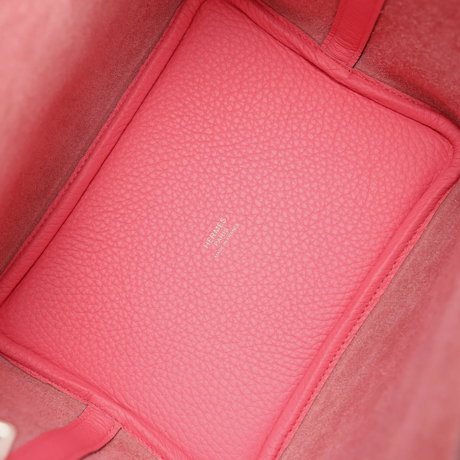 Replicate Hermes Picotin Lock 18 Rose Azalee Clemence Palladium Hardware(1:1 replica)