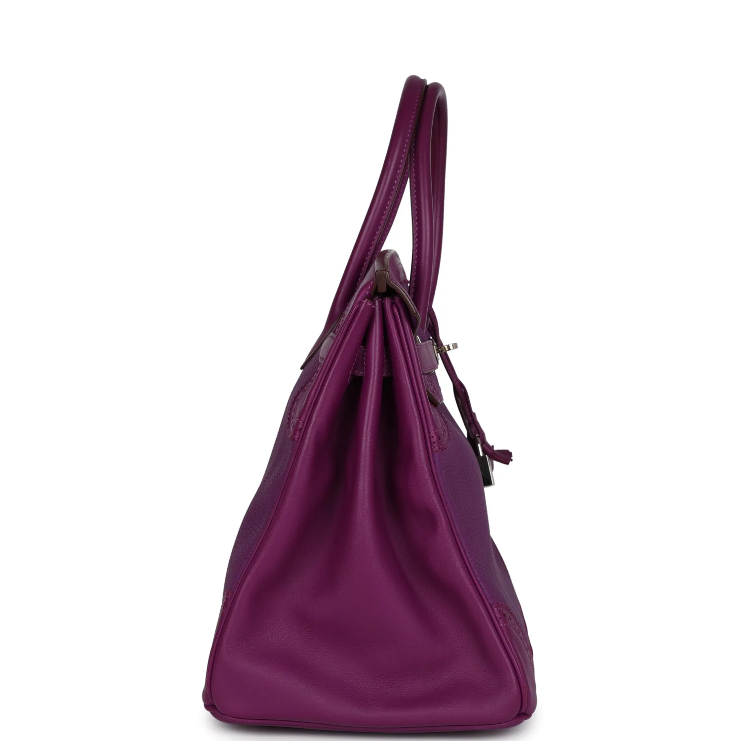 Replicate Hermes Birkin 35 Ghillies Anemone Togo and Swift Palladium Hardware(1:1 replica)