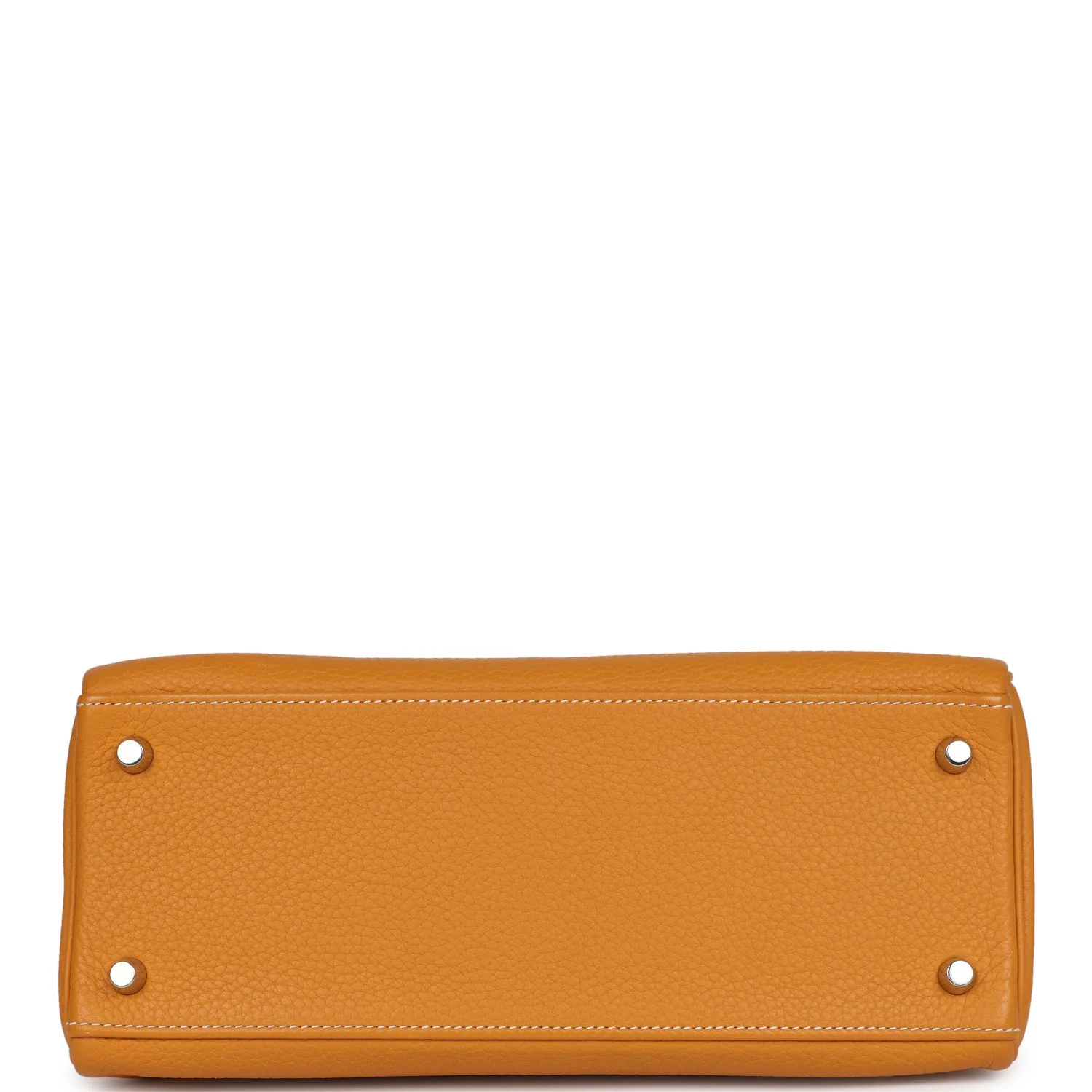 Replicate Hermes Kelly Retourne 28 Moutarde Clemence Palladium Hardware(1:1 replica)