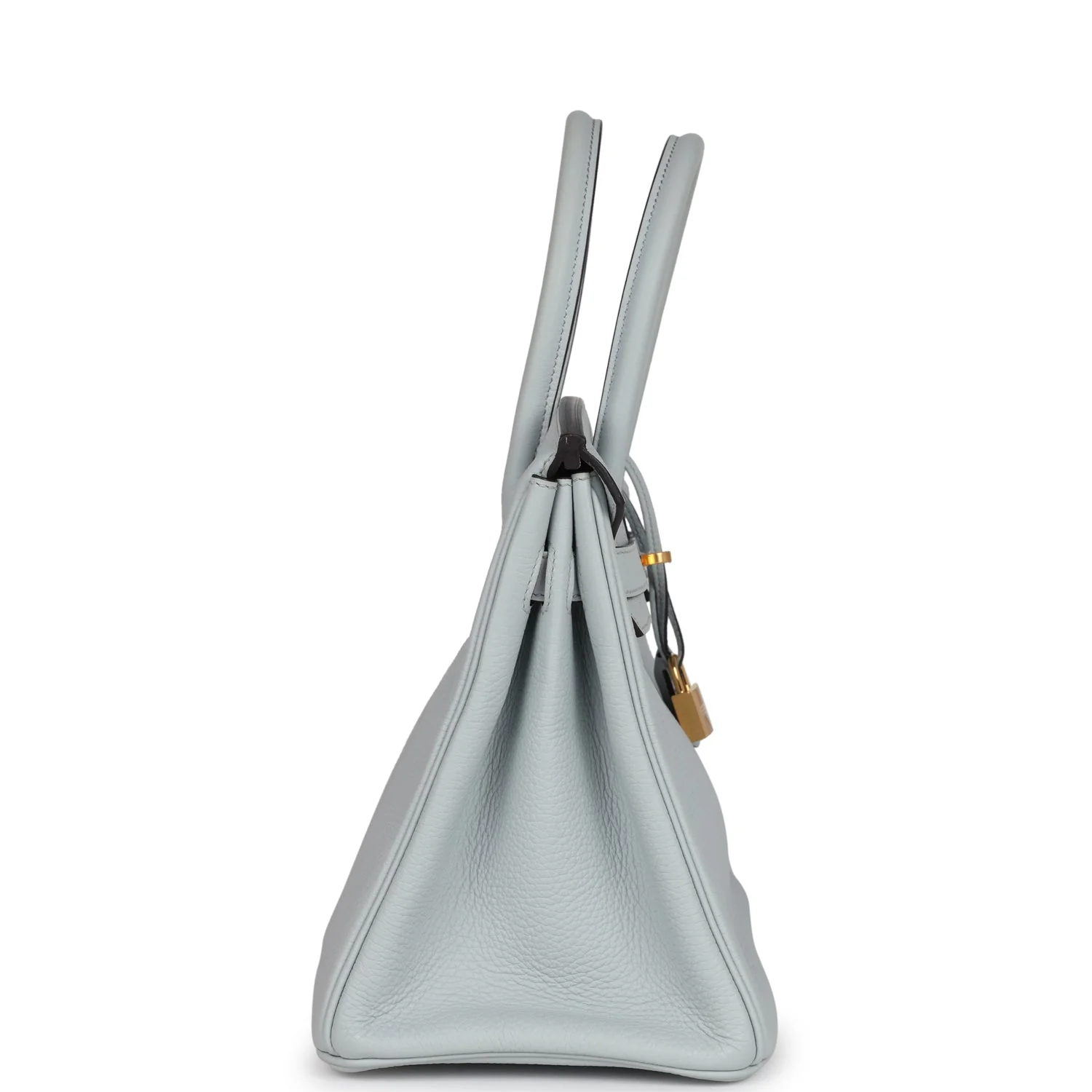 Replicate Hermes Birkin 30 Bleu Pale Clemence Gold Hardware(1:1 replica)