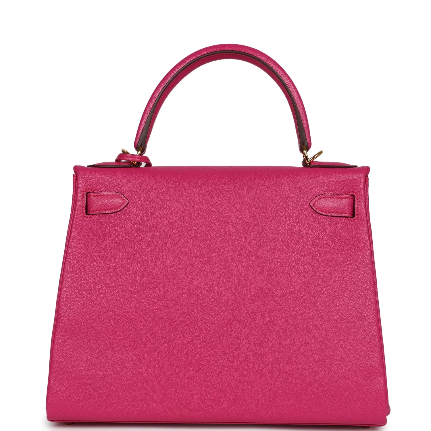Replicate Hermes Kelly Retourne 28 Rose Shocking Chevre Gold Hardware(1:1 replica)