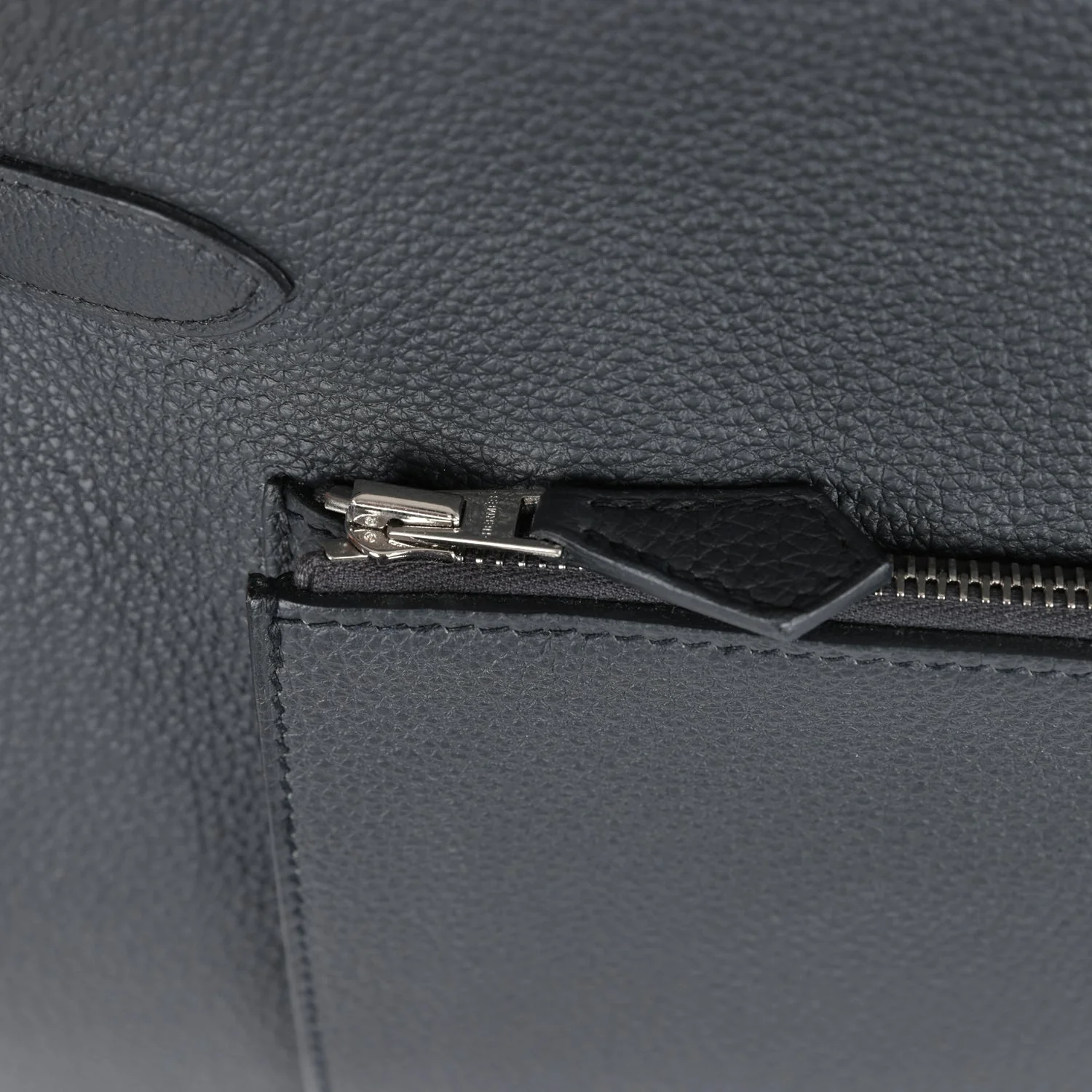 Replicate Hermes Kelly 42 Maxi Plomb Togo Palladium Hardware(1:1 replica)