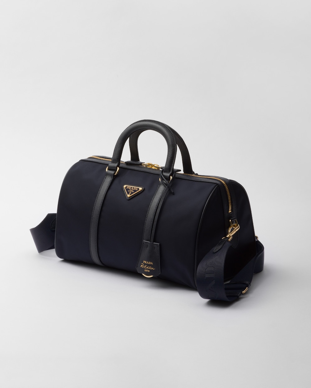 Replicate Prada Re-Edition 1978 Medium Re-Nylon and Saffiano Leather Top-Handle Bag(1:1 replica)