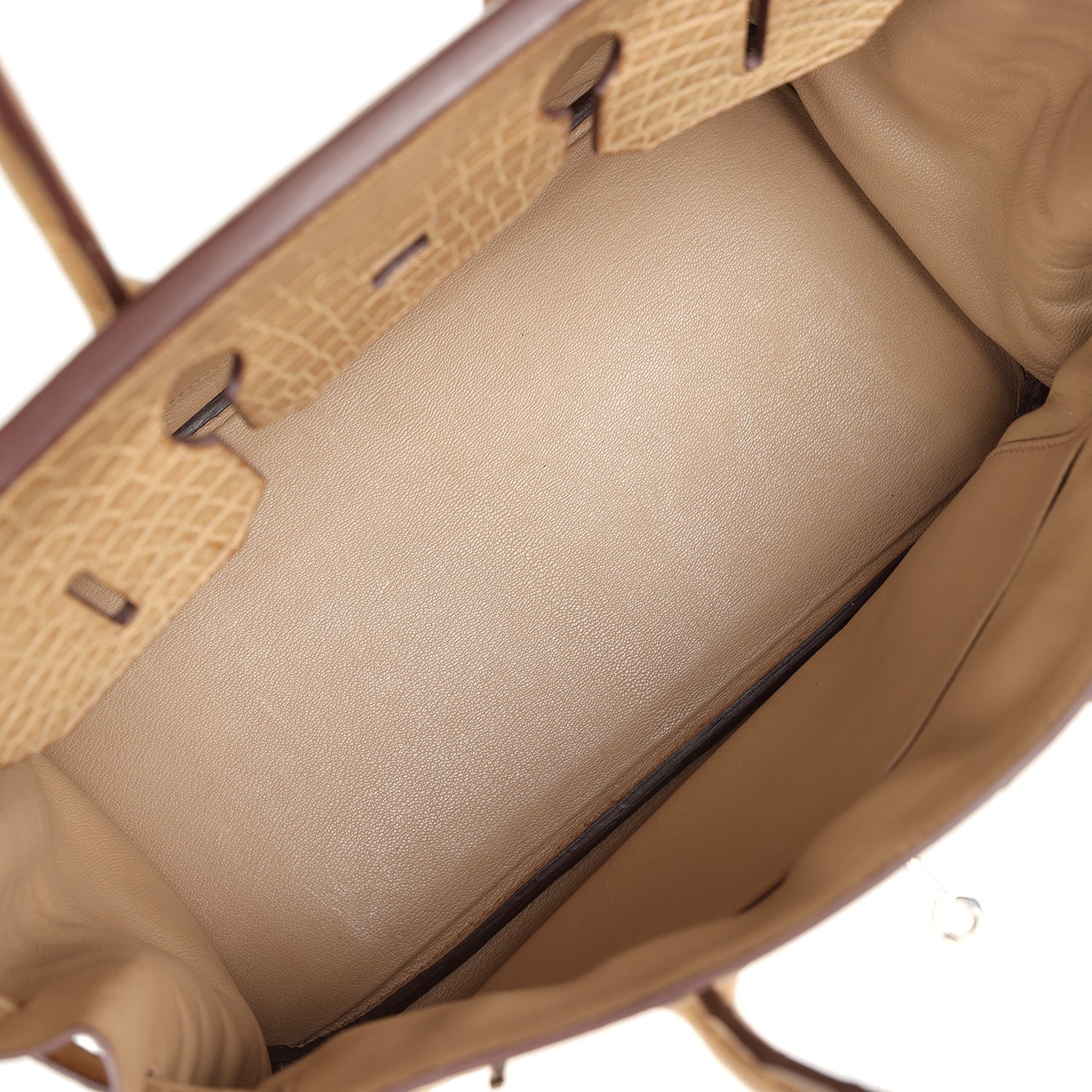 Replicate Hermes Birkin 35 Poussiere Matte Alligator Palladium Hardware(1:1 replica)