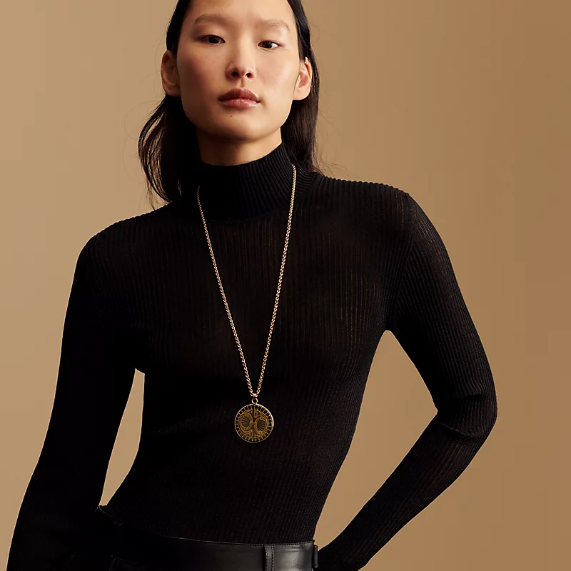 Replicate Medaille Bijou Deux Cors necklace, large(1:1 replica)