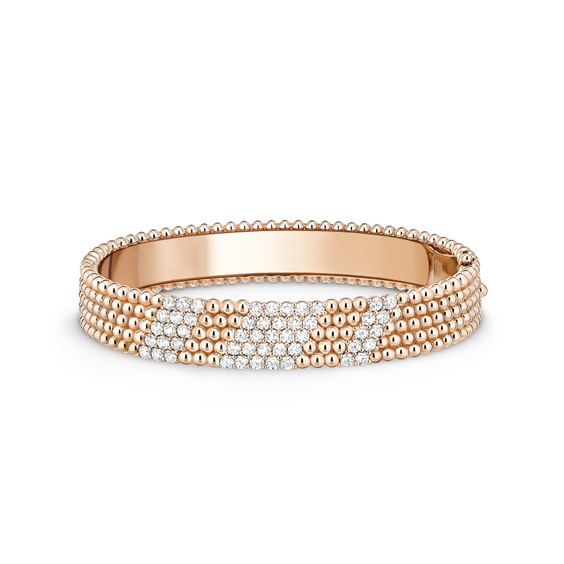 Replicate Perlée diamonds bracelet, 5 rows, medium model(1:1 replica)
