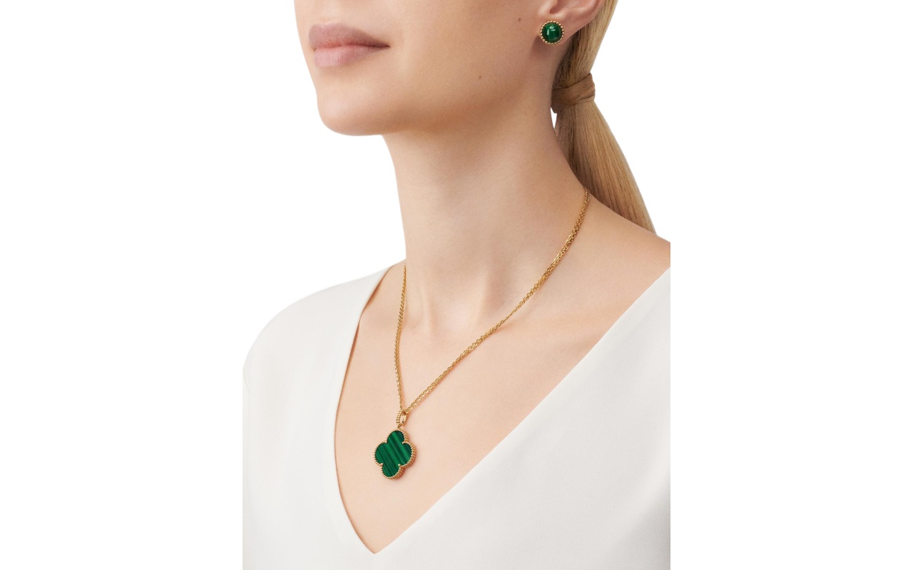 Replicate Magic Alhambra long necklace, 1 motif(1:1 replica)