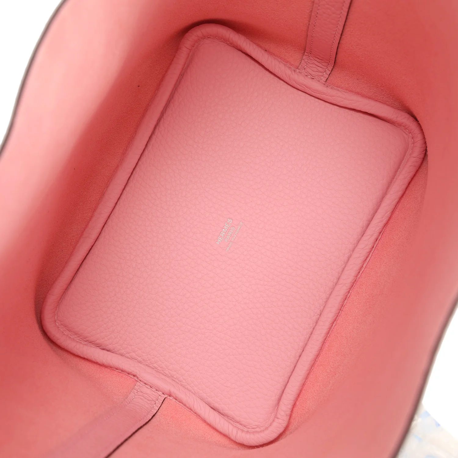 Replicate Hermes Picotin Lock 18 Rose Sakura Clemence Palladium Hardware(1:1 replica)