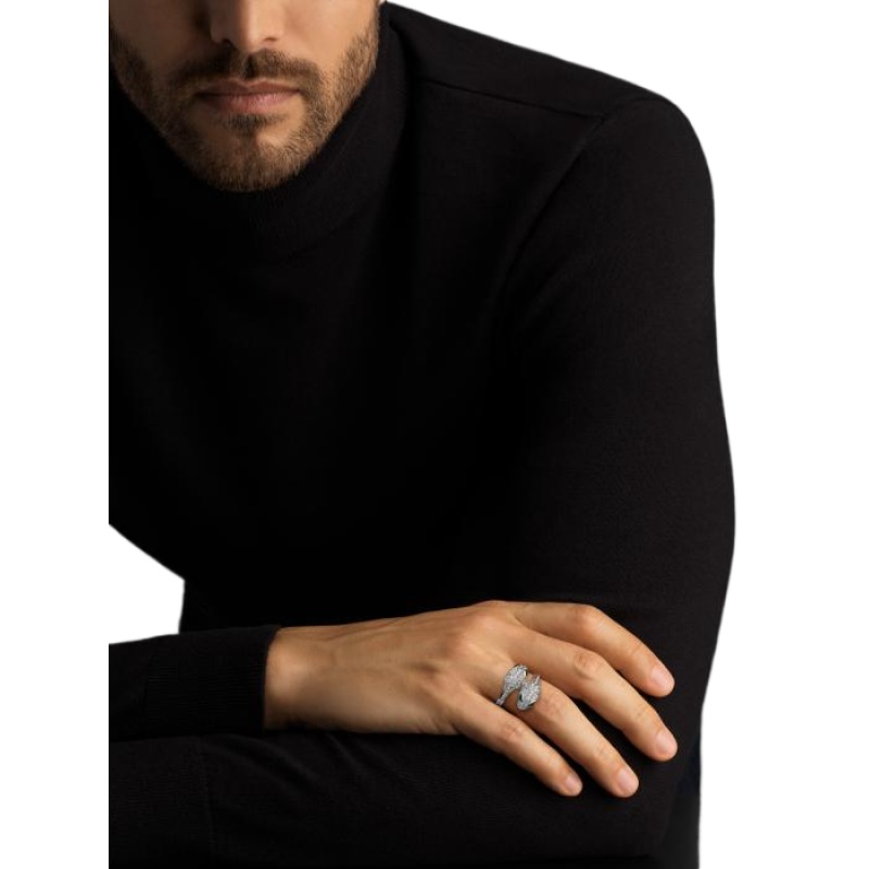 Replicate Serpenti Seduttori gilded snake ring(1:1 replica)