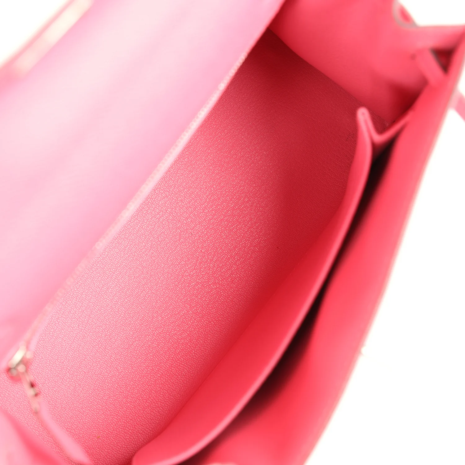 Replicate Hermes Kelly Sellier 25 Rose Azalee Epsom Palladium Hardware(1:1 replica)