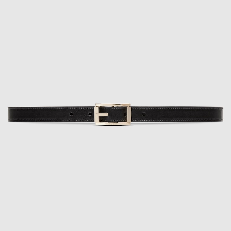 Replicate Reversible thin belt with rectangular buckle(1:1 replica)