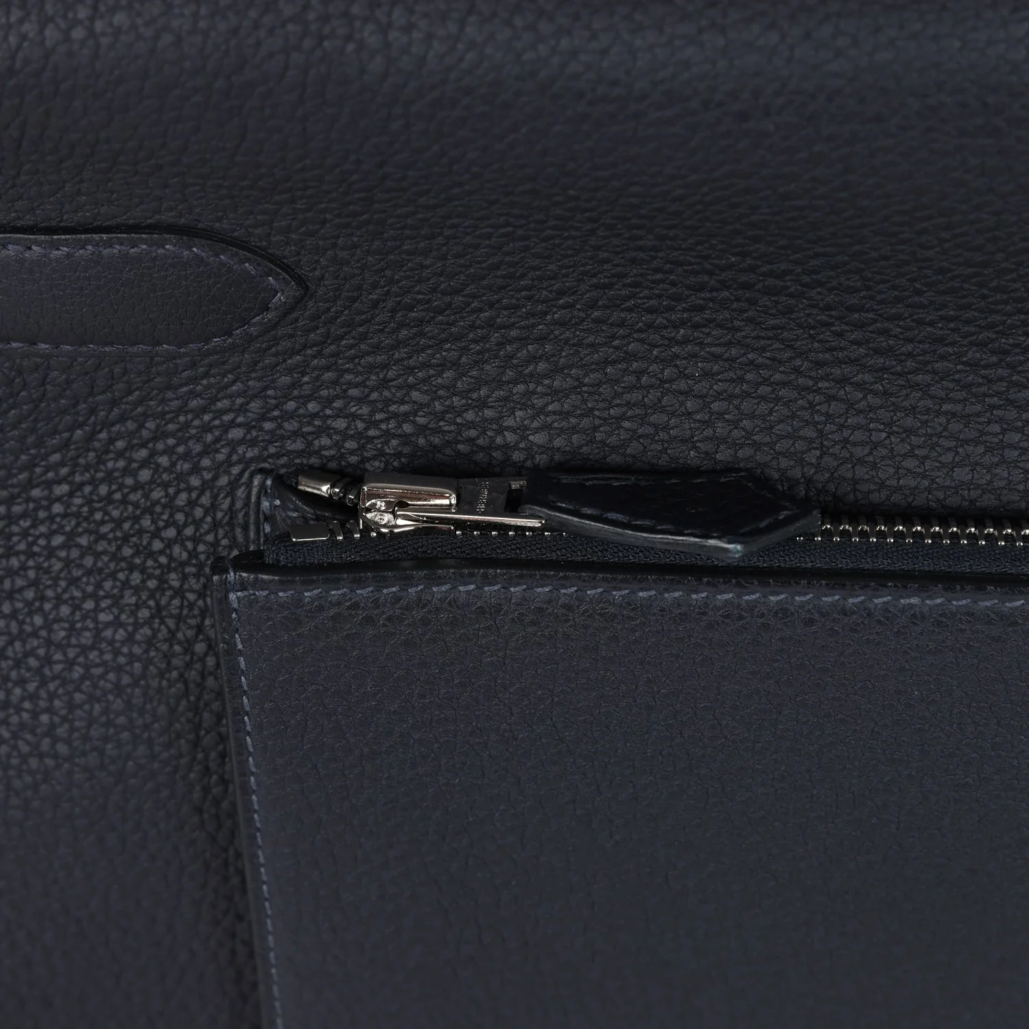 Replicate Hermes Kelly 42 Maxi Caban Togo Palladium Hardware(1:1 replica)