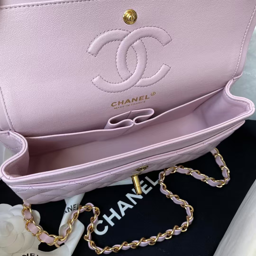 Replicate Chanel Small Classic Handbag Gold Hardware(1:1 replica)