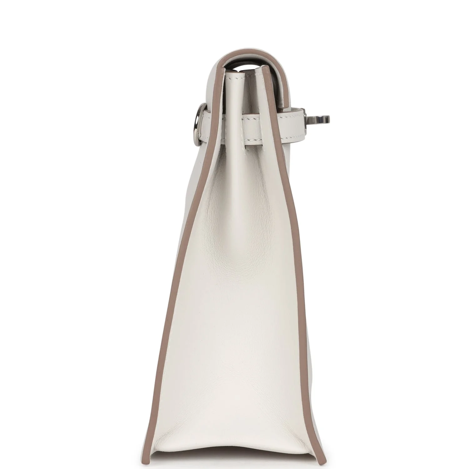 Replicate Hermes Kelly Danse Gris Pale Swift Palladium Hardware(1:1 replica)