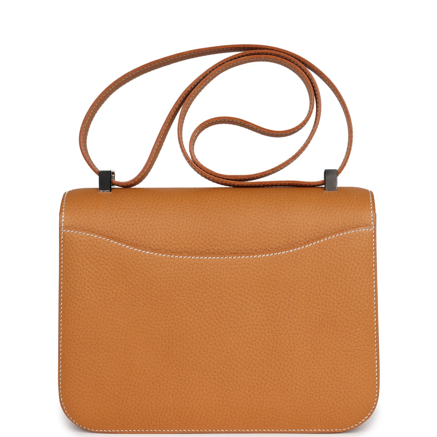 Replicate Hermes Constance 1-24 Naturel Sable Vache Naturel Graine Palladium Hardware(1:1 replica)