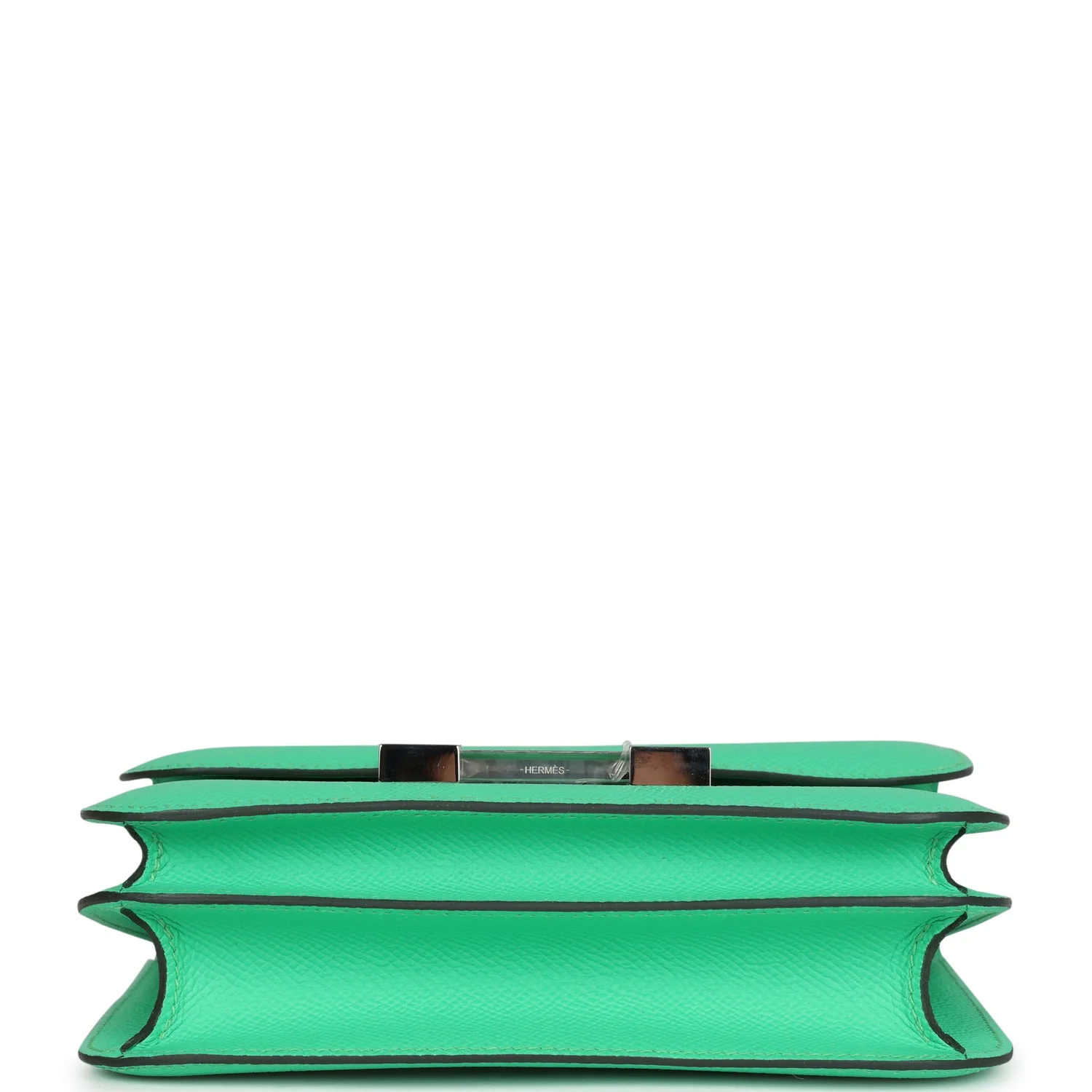 Replicate Hermes Constance 18 Vert Comics Epsom Palladium Hardware(1:1 replica)