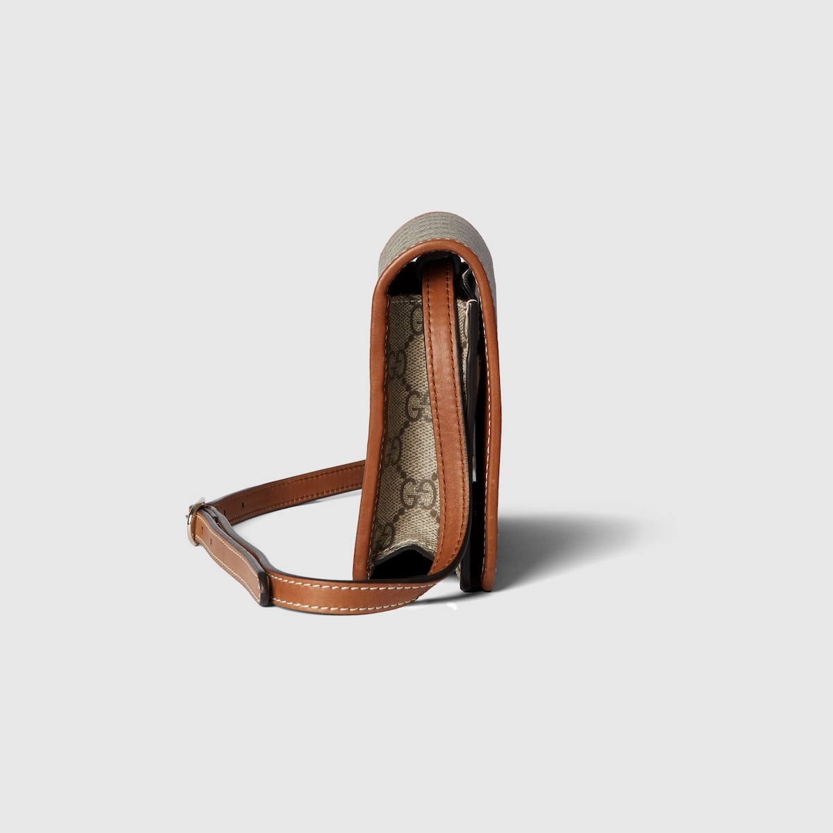 Replicate Gucci GG Emblem Super Mini Shoulder Bag(1:1 replica)